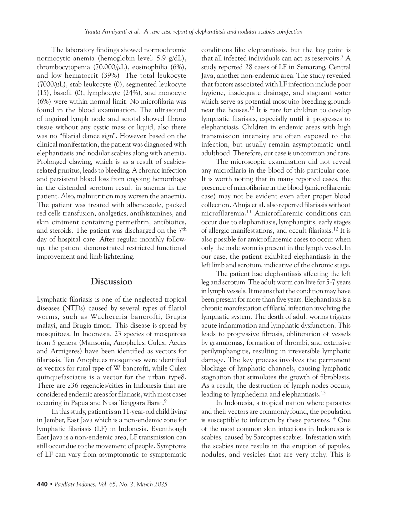 JURIS Elephantiasis and nodular scabies coinfection a rare case report