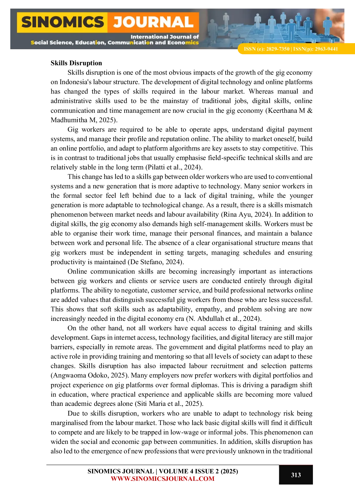 JURIS Impact Analysis of Gig Economy on Traditional Labour Structure
