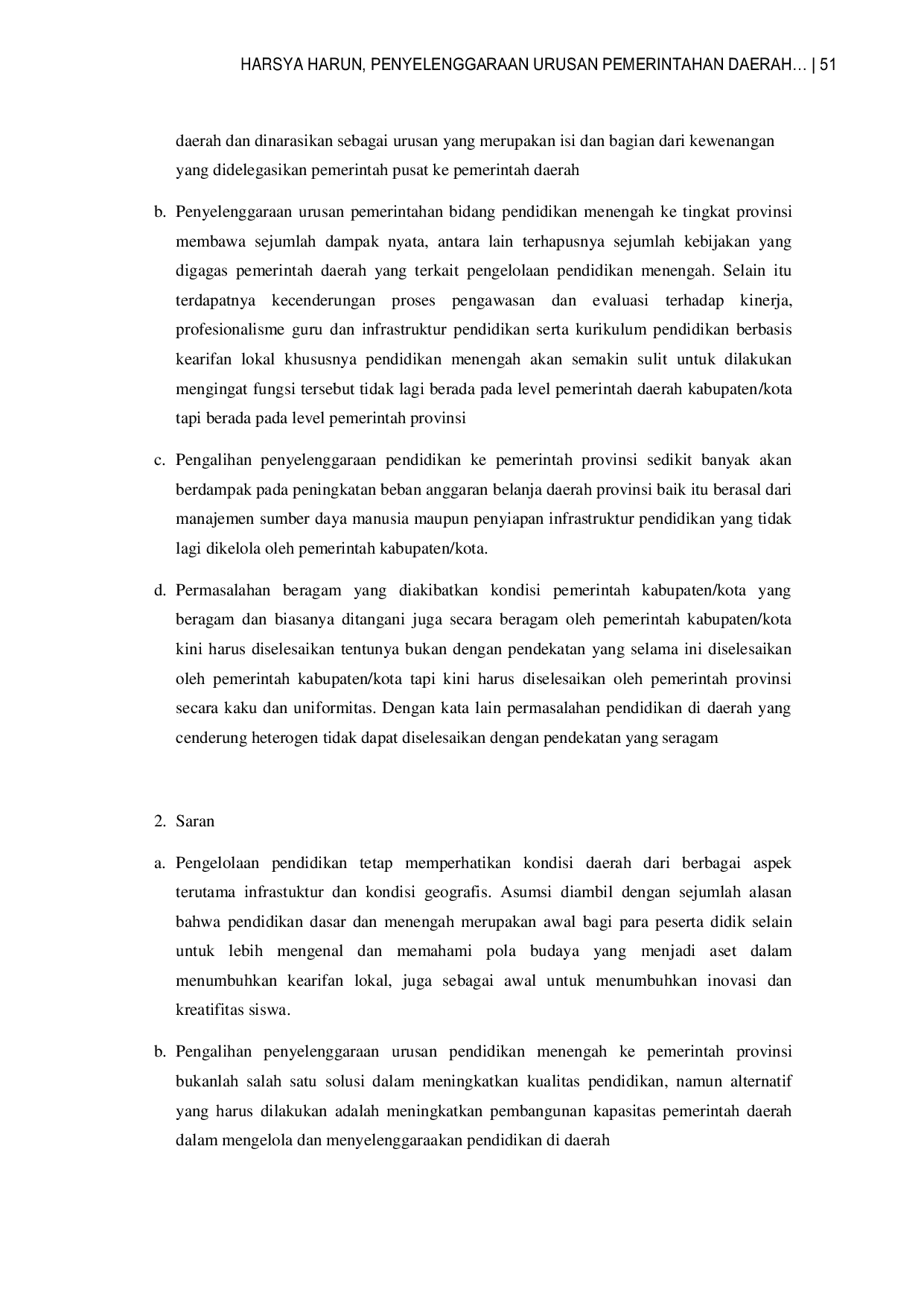 JURIS Penyelenggaraan Urusan Pemerintahan Daerah Studi Penyelenggaraan Urusan Bidang Pendidikan Menengah Di Kota Palopo Provinsi Sulawesi Selatan