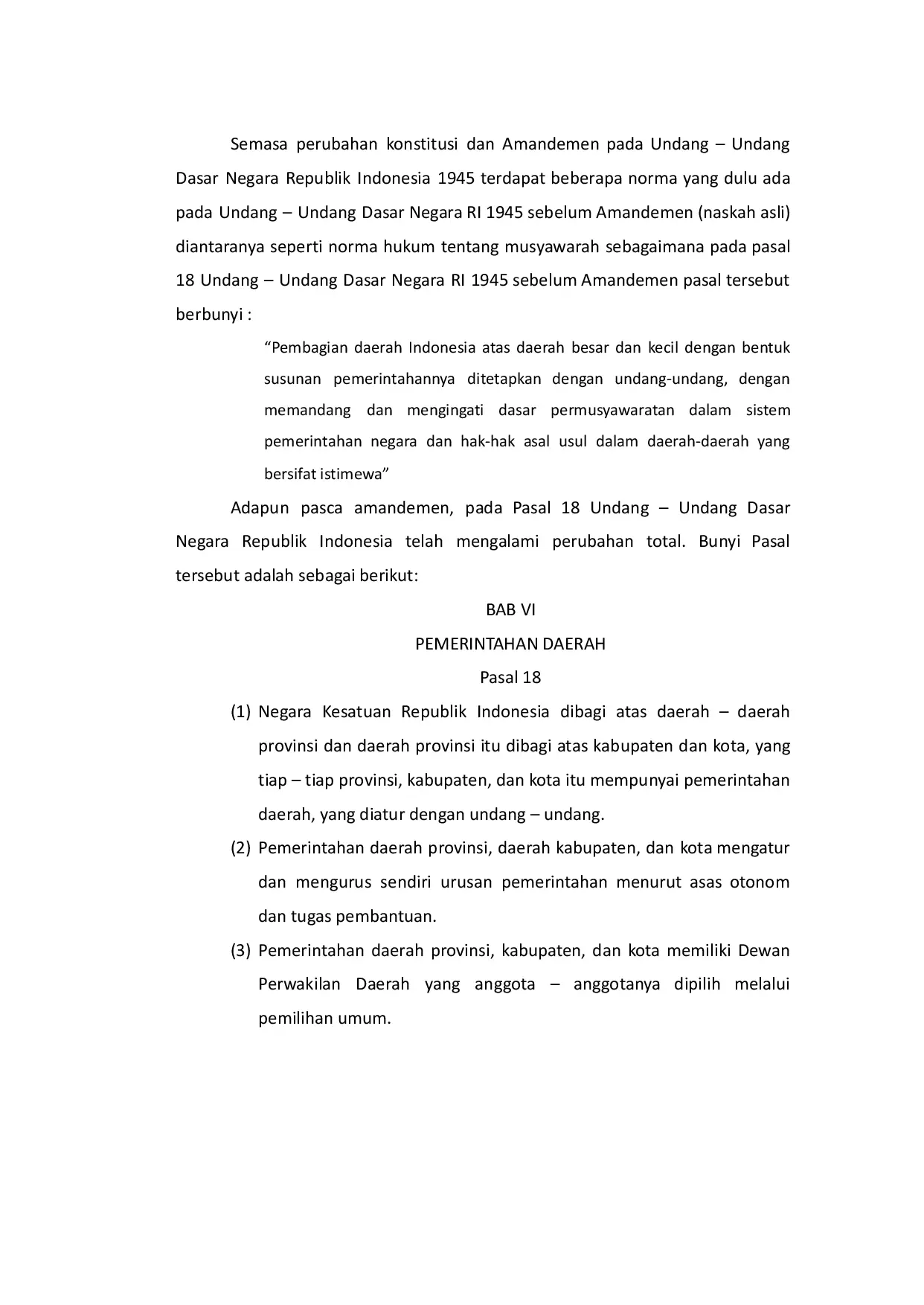 JURIS The Philosophical Meaning of Musyawarah as Part of the System in the Indonesian State System