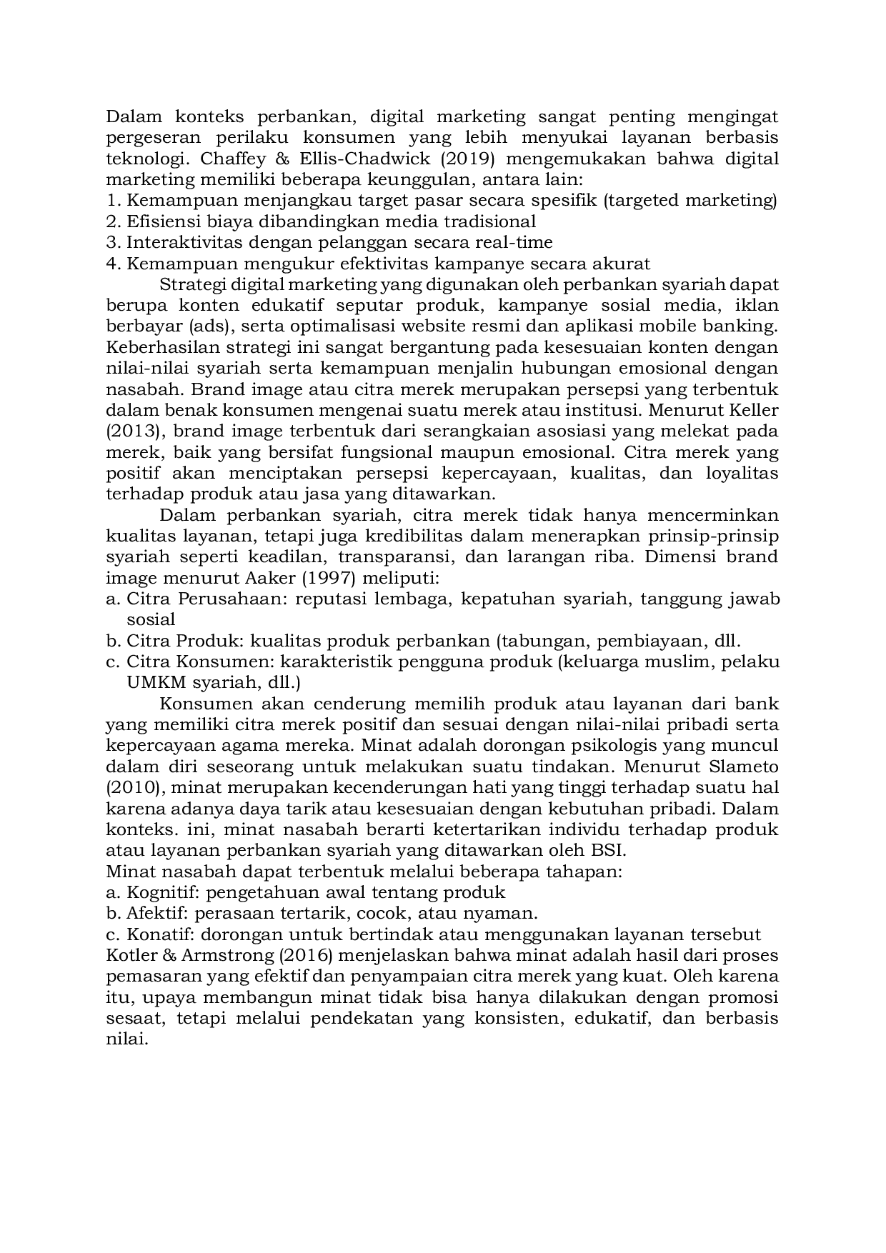 JURIS Pengaruh Digital Marketing Dan Brand Image Terhadap Minat Nasabah Bank Syariah Indonesia