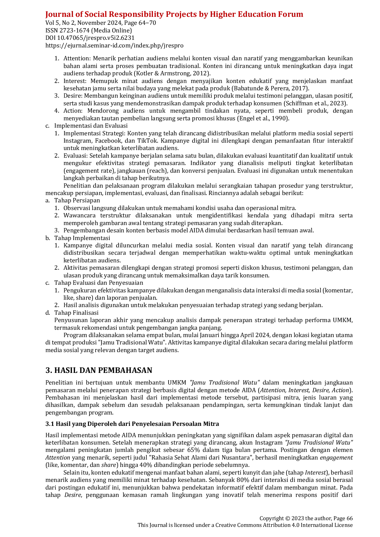 JURIS Peningkatan Strategi Pemasaran Online Produksi Jamu Tradisional