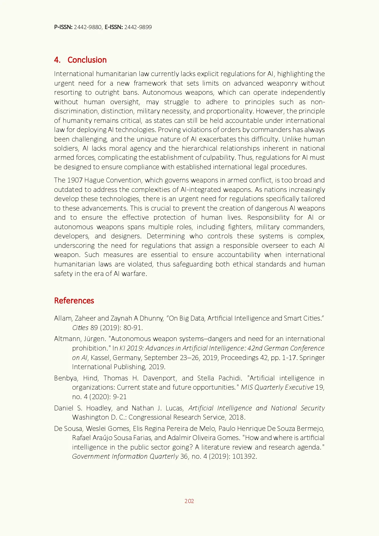 juris The Use of Artificial Intelligence in Armed Conflict under International Law