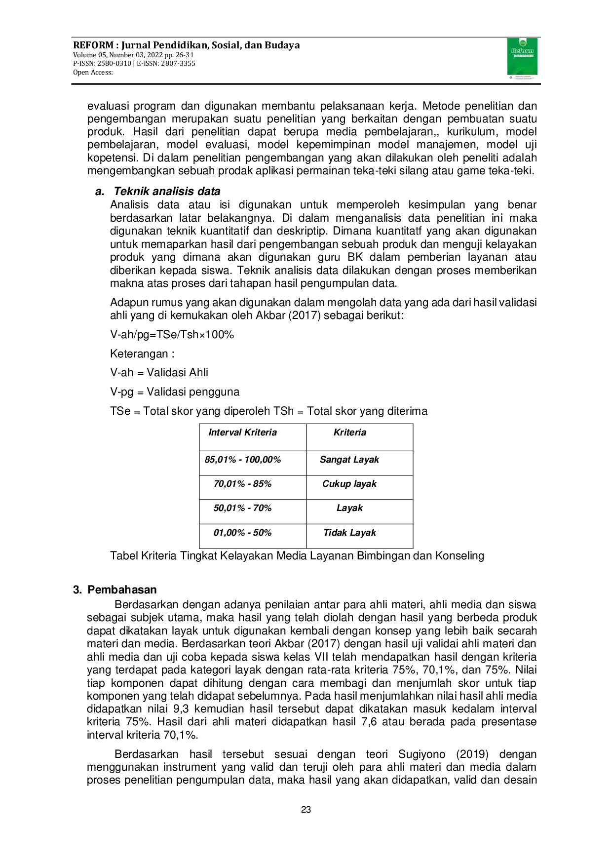 JURIS Pengembangan Game Teka Teki Silang Untuk Memperkenalkan Stres Akademik Siswa Di MTS Negeri Tarakan