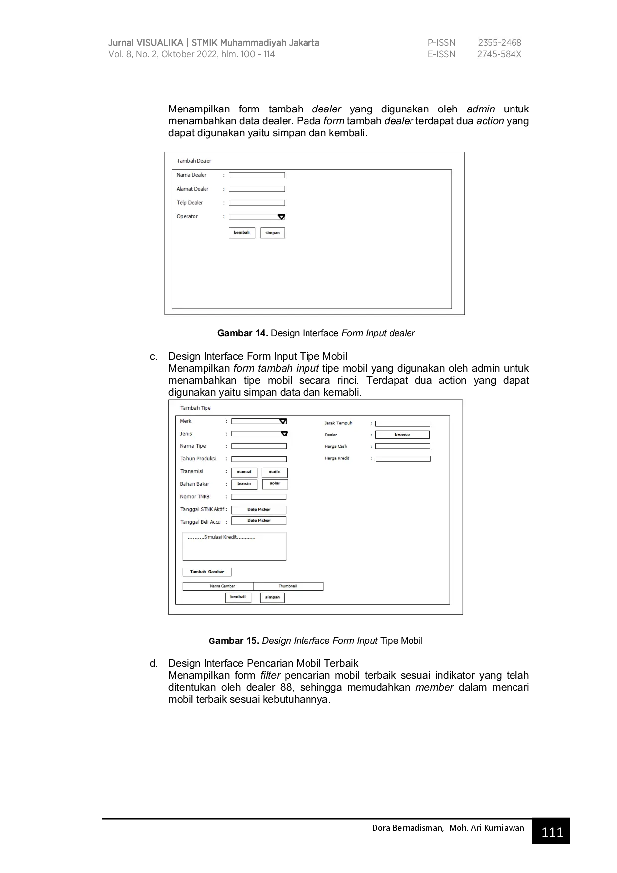 juris Sistem Pendukung Keputusan Untuk Pencarian Mobil Yang Terbaik Berbasis Web Di Dealer Mobil 88