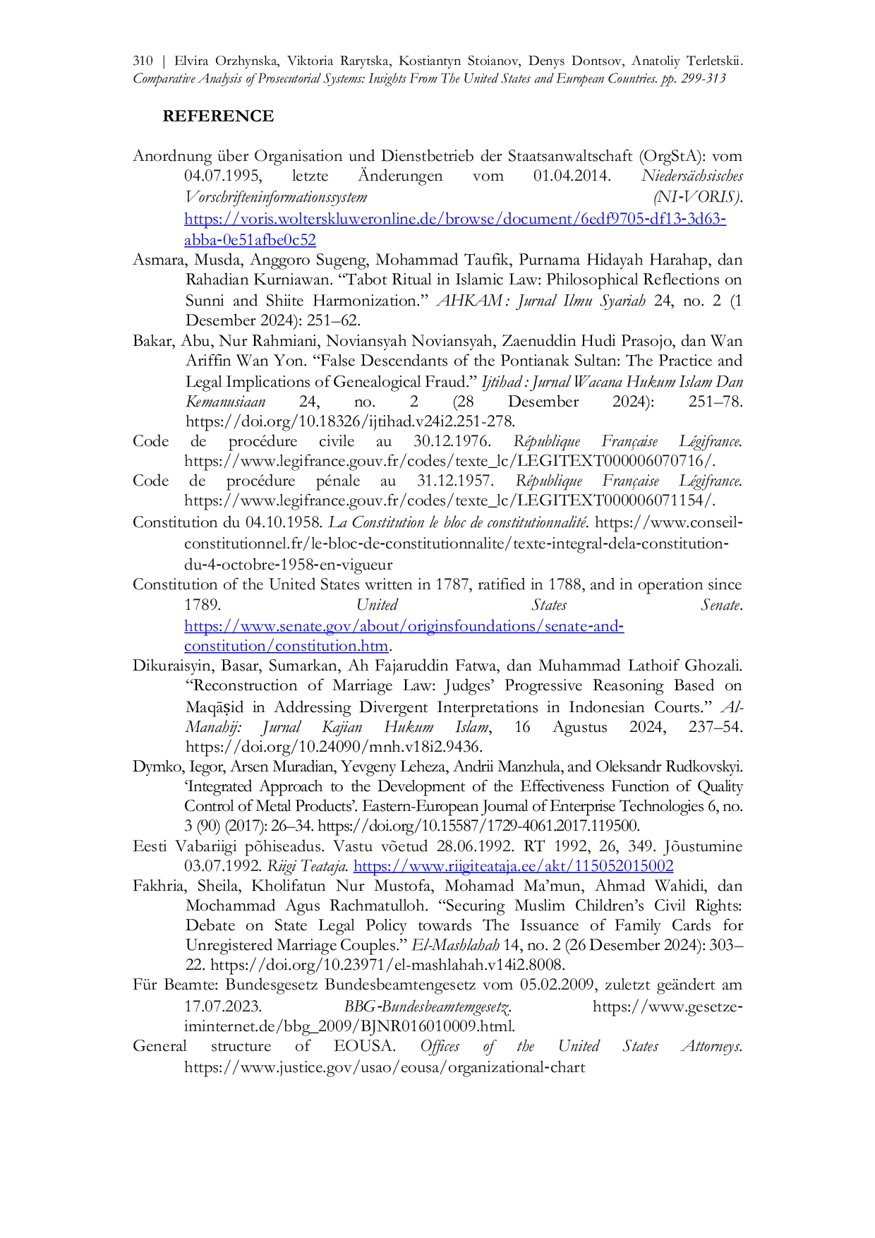 JURIS Analisis Perbandingan Sistem Penuntutan Perbandingan Hukum dari Amerika Serikat dan Negara negara Eropa