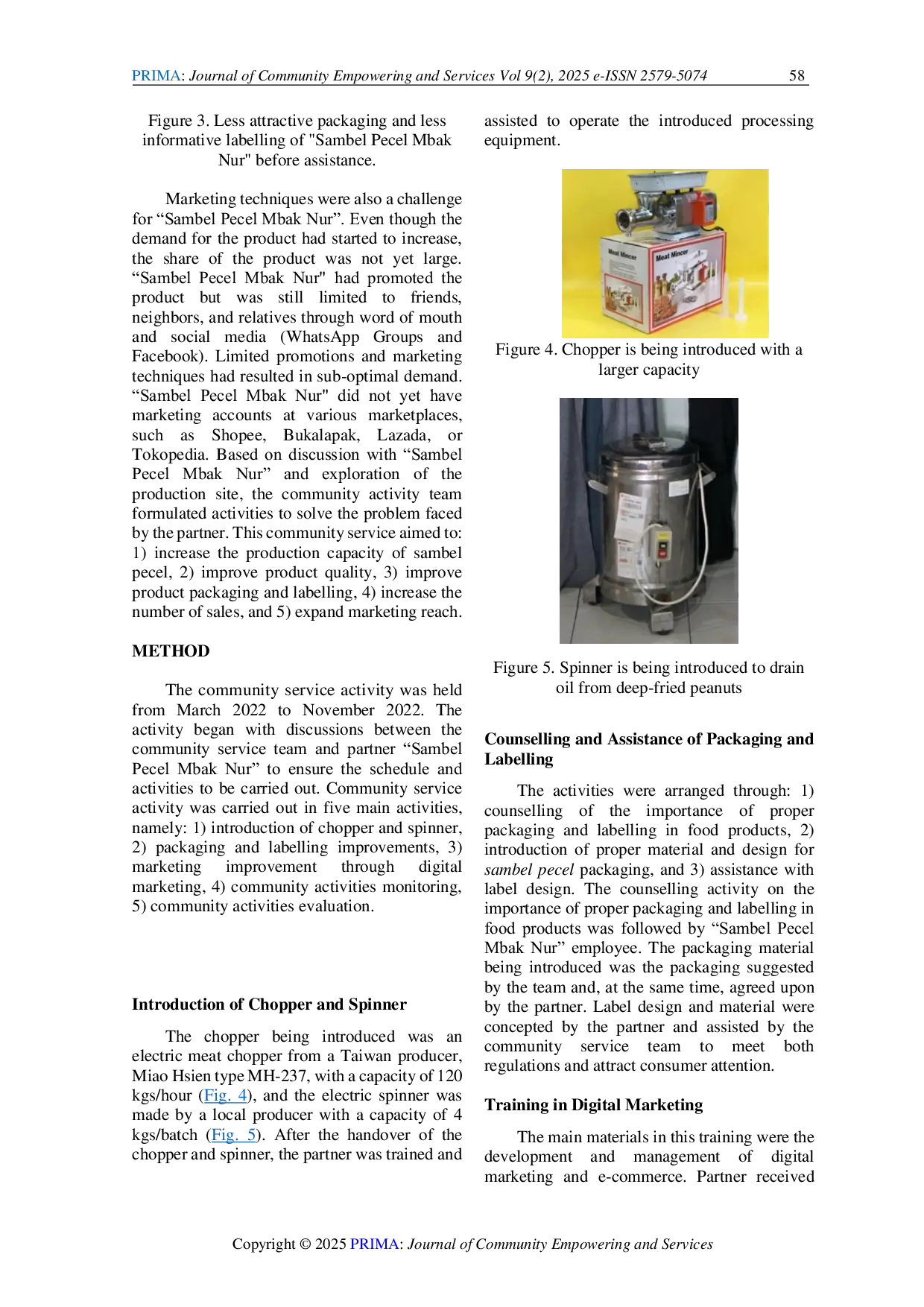 JURIS Home Industry Assistance Upgrades Sambel Pecel Mbak Nur s Production Capacity And Product Quality