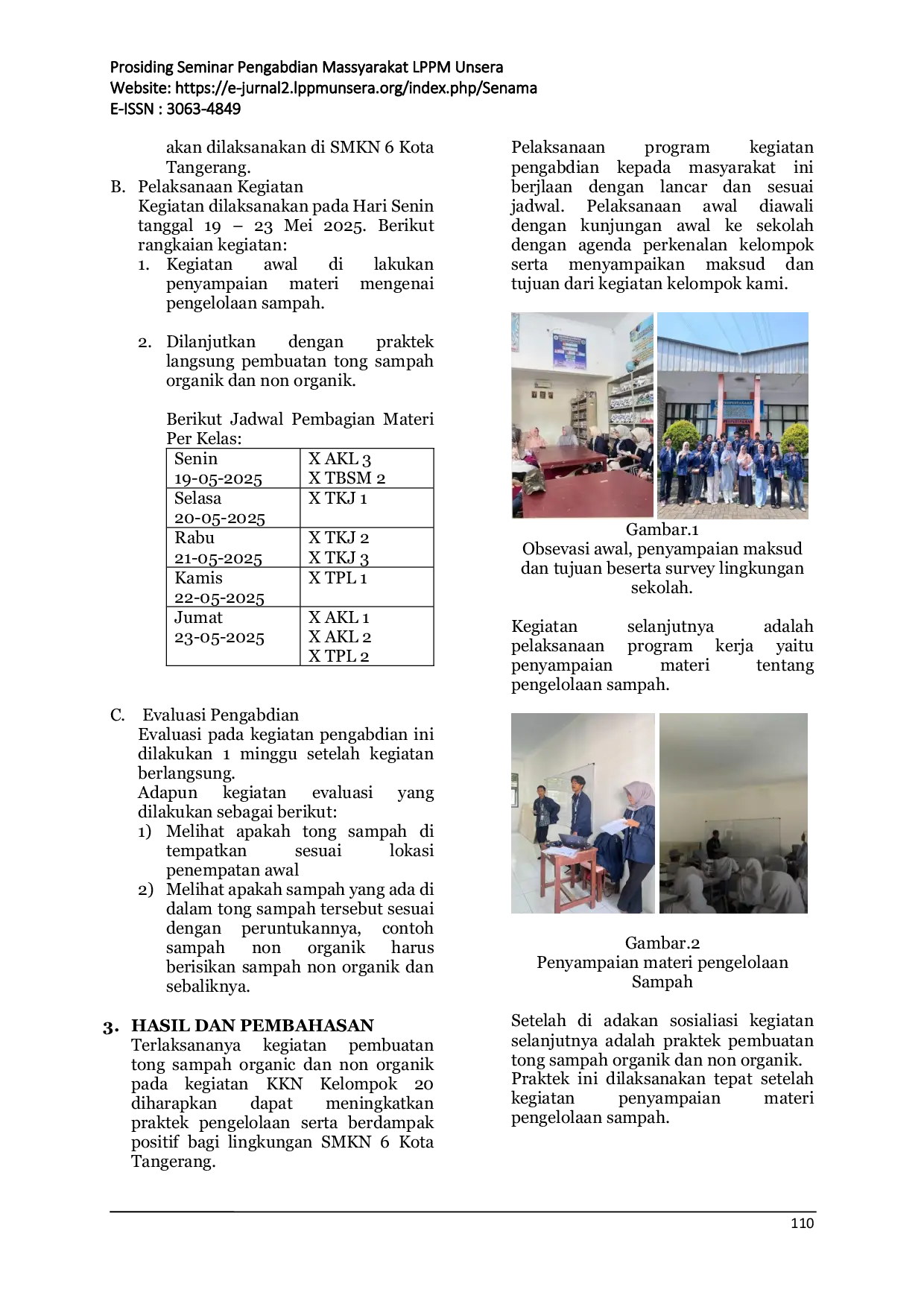 JURIS Eco School Movement Aksi Nyata Siswa Peduli Sampah