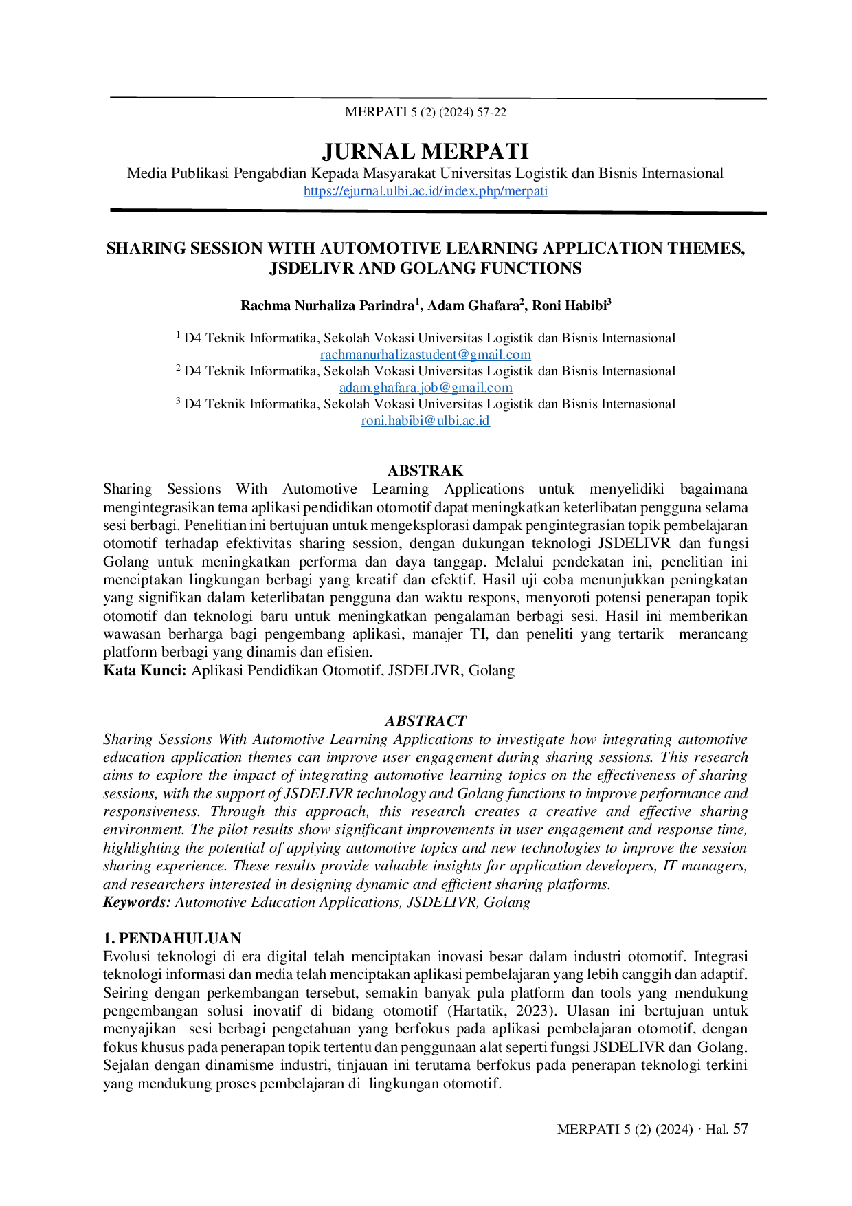 JURIS Sharing Session with Automotive Learning Application Themes JSDELIVR and Golang Functions