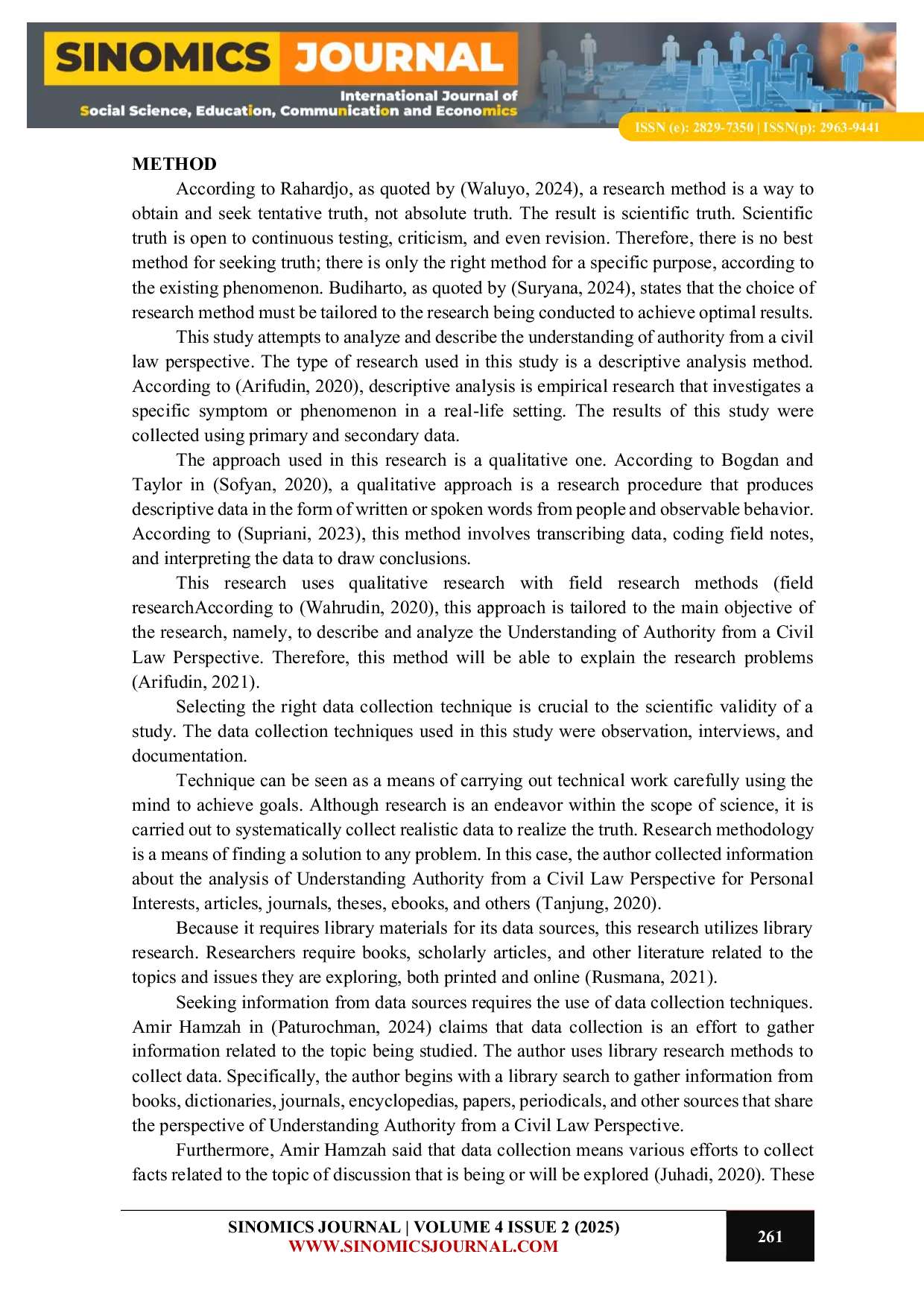 JURIS Study of Authority from a Civil Law Perspective