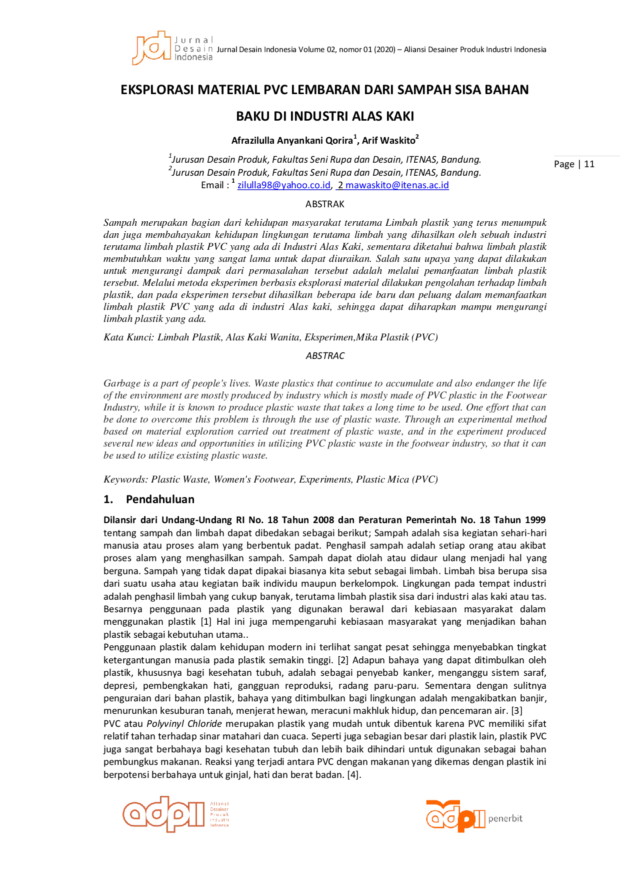JURIS Increasing the Economic Value of PVC Sheet Material from Waste of Raw Materials in the Footwear Industry