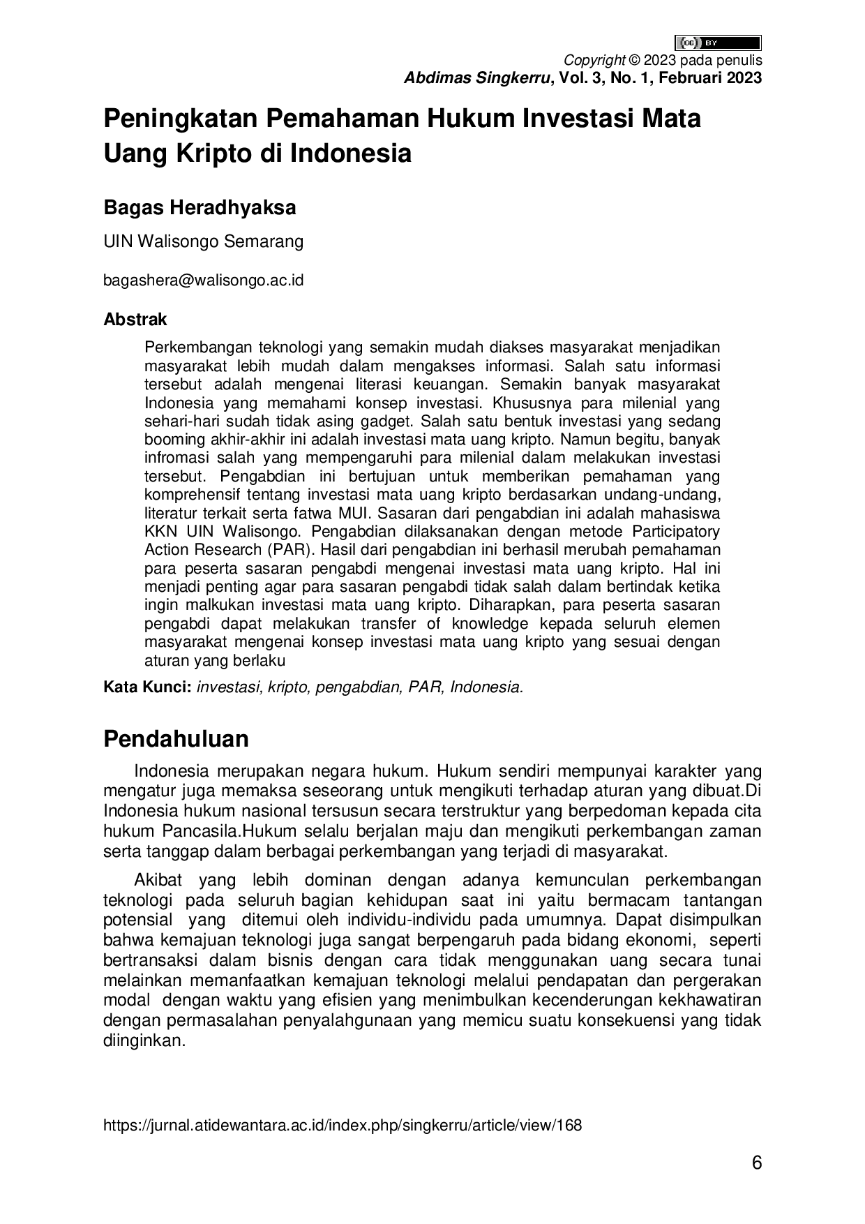 JURIS Peningkatan Pemahaman Hukum Investasi Mata Uang Kripto di Indonesia