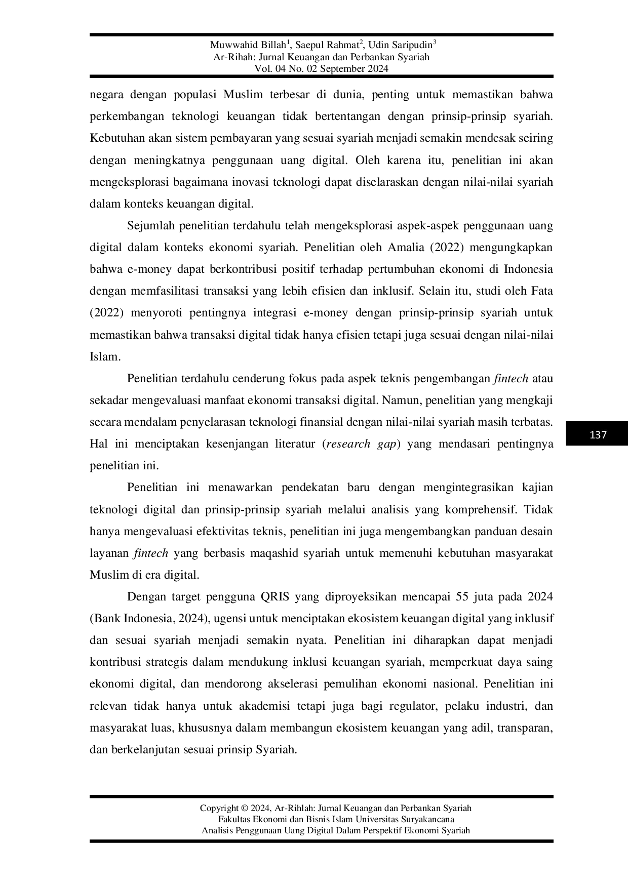 JURIS Analisis Penggunaan Uang Digital Dalam Perspektif Ekonomi Syariah