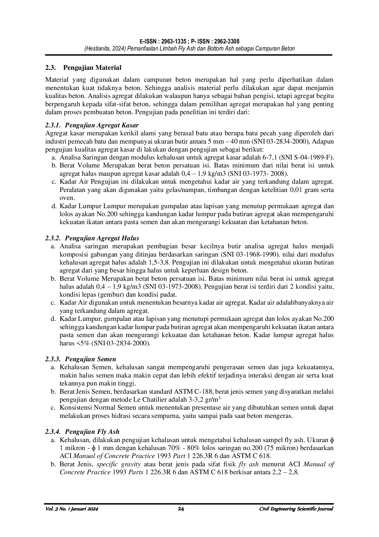 JURIS Pemanfaatan Limbah Fly Ash Dan Bottom Ash Sebagai Campuran Beton