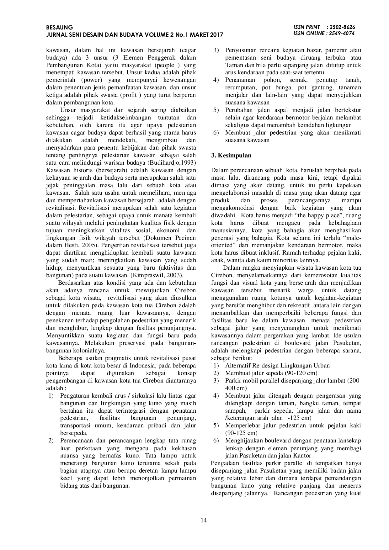 JURIS Revitalisasi Kawasan Kota Tua Cirebon