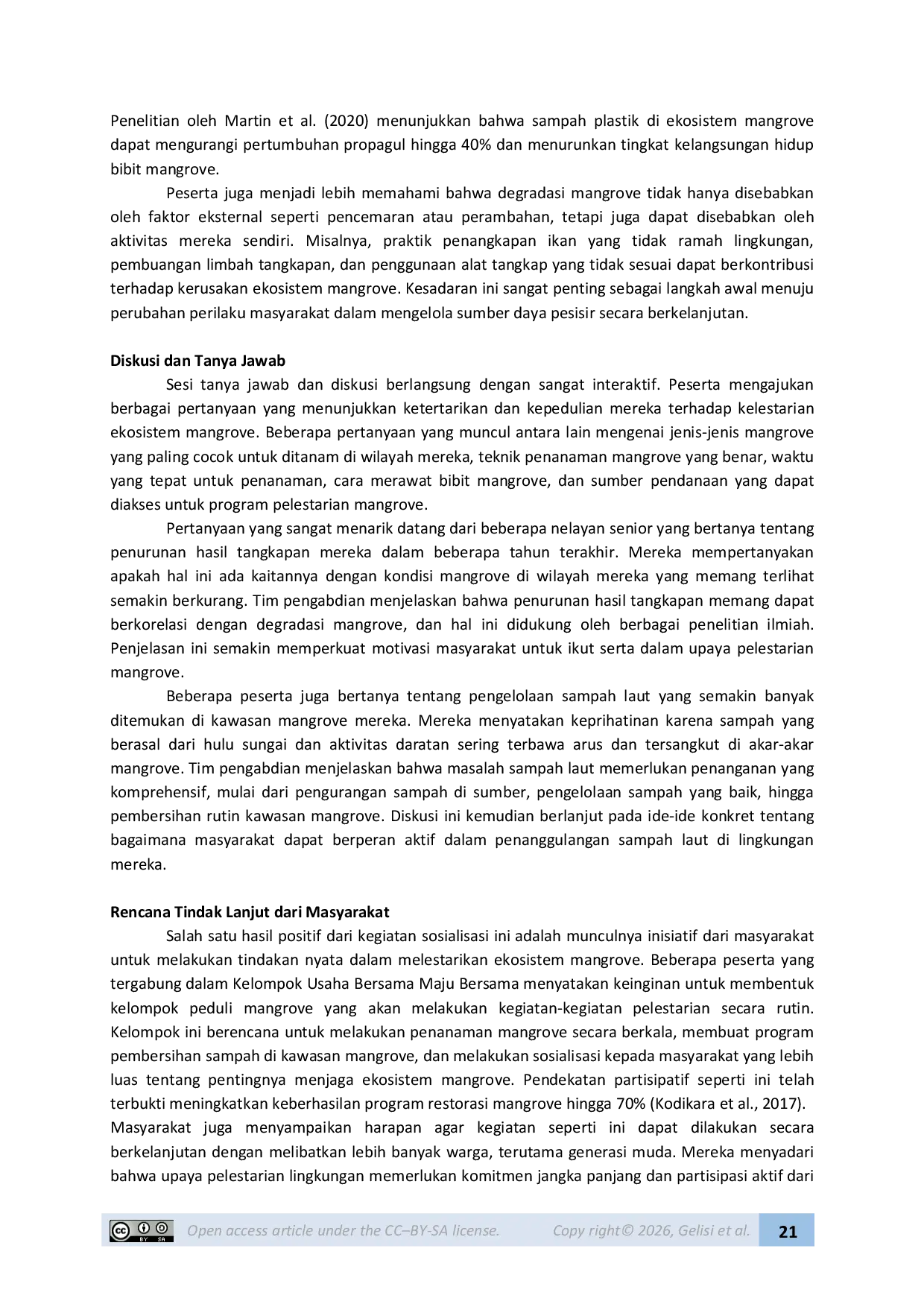 JURIS Sosialisasi Pentingnya Menjaga Kawasan Pesisir Ekosistem Mangrove di Kampung Nelayan Tanjung Jabung Barat