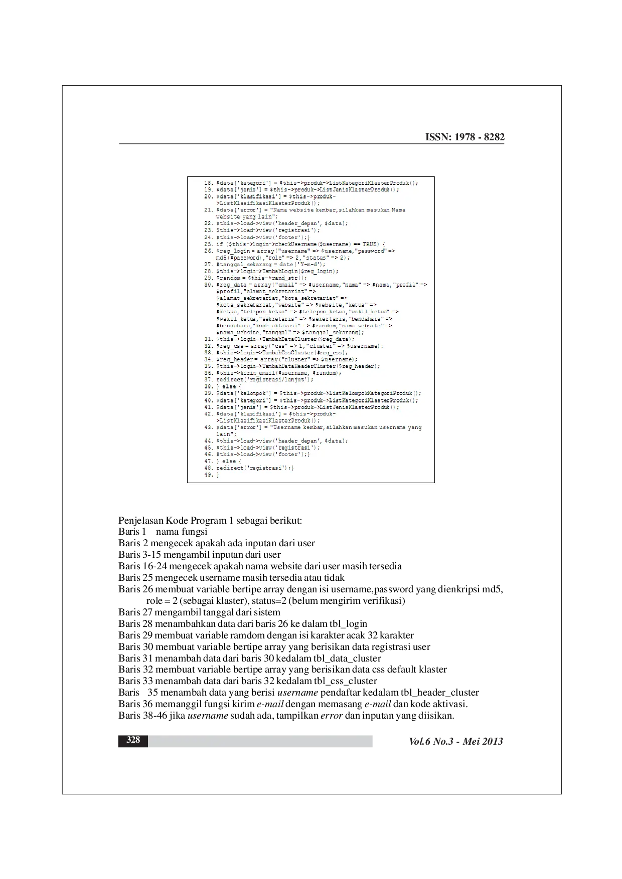 juris Rancang Bangun Sistem Jejaring Klaster Berbasis Web Menggunakan Metode Model View Controller