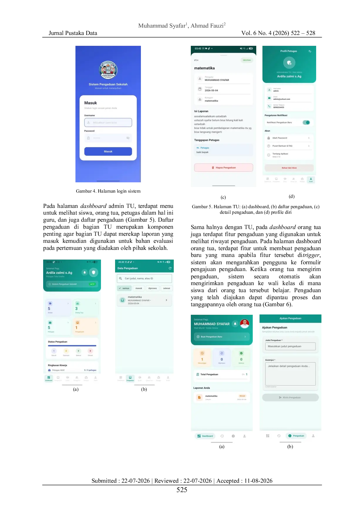JURIS Rancang Bangun Sistem Pengaduan Orang Tua di SDIT Nurhidayah Berbasis Mobile Menggunakan Flutter dan Express Js
