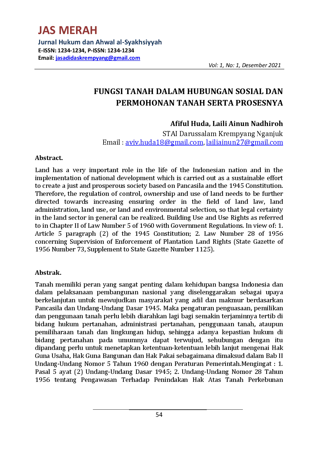 juris Fungsi Tanah Dalam Hubungan Sosial Dan Permohonan Tanah Serta Prosesnya