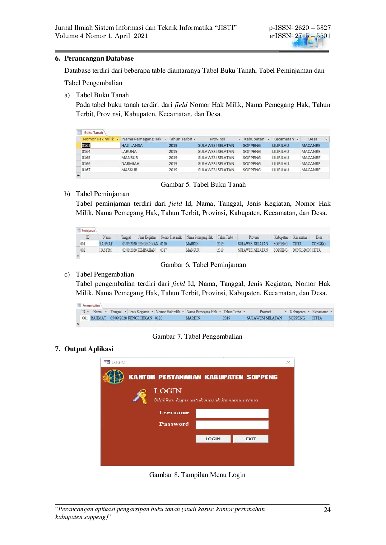 JURIS Perancangan aplikasi pengarsipan buku tanah studi kasus kantor pertanahan kabupaten soppeng