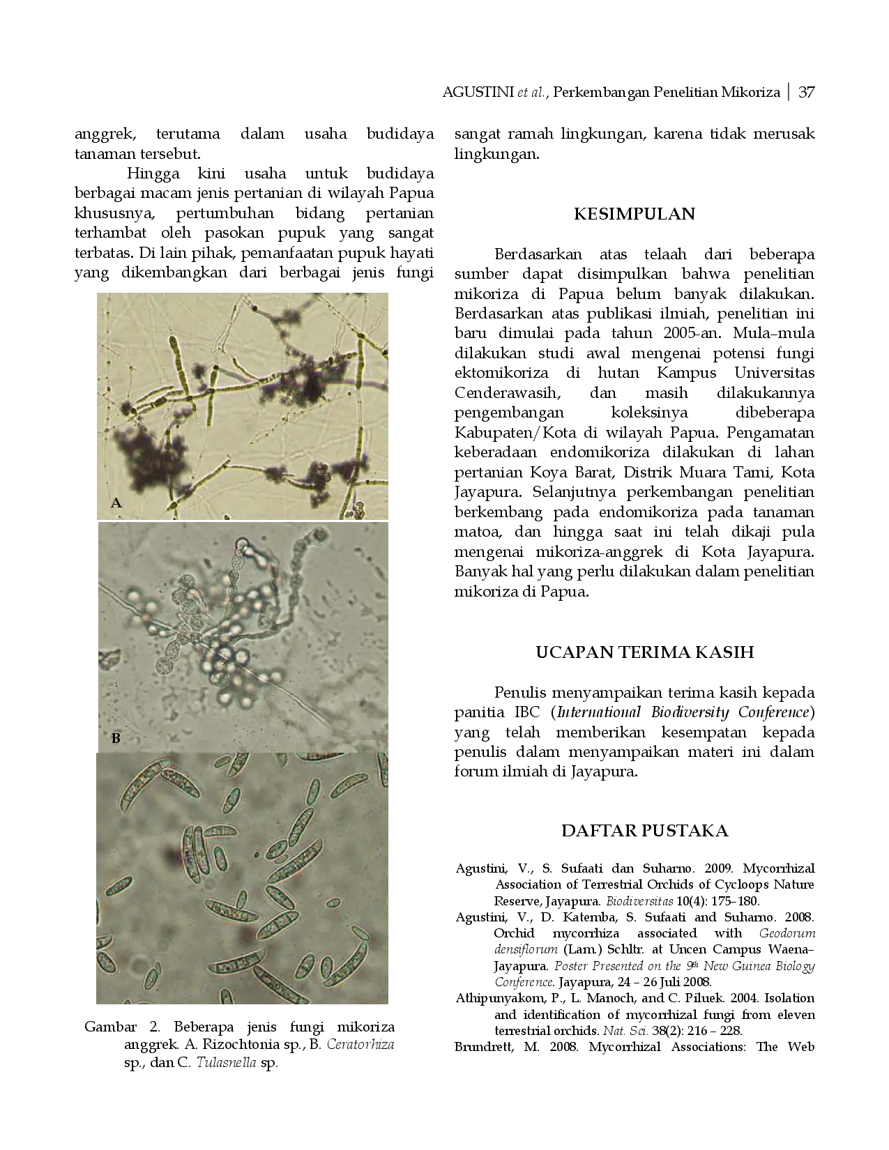 juris Analisa Vegetasi Jenis Pohon pada Kawasan Hutan di Kampung Tablanusu Distrik Depapre Kabupaten Jayapura