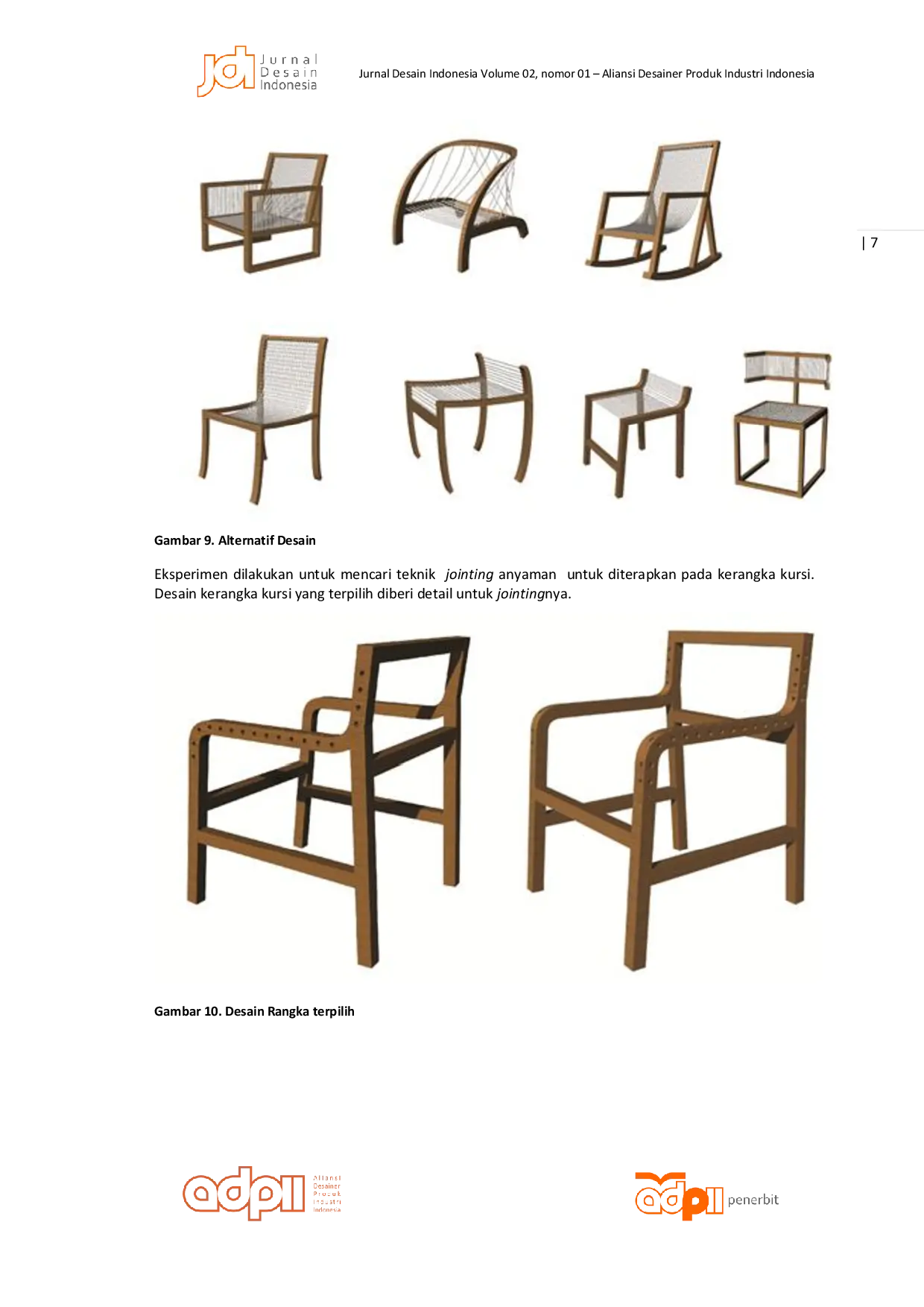 JURIS Proses Desain Kursi dengan Memanfaatkan Modul Silinder dari Bonggol Jagung