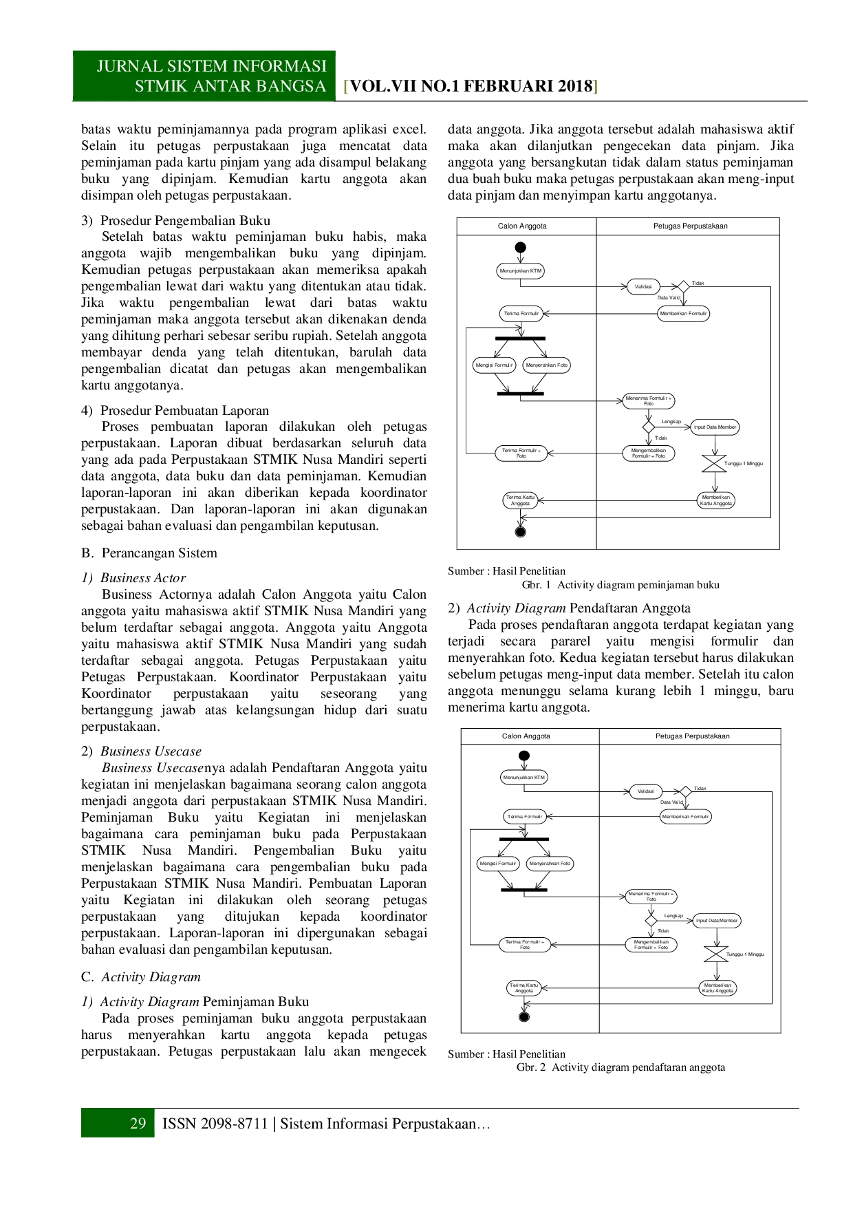 juris Sistem Informasi Perpustakaan Berbasis Web pada STMIK Nusa Mandiri Menggunakan PHP dan MySQL