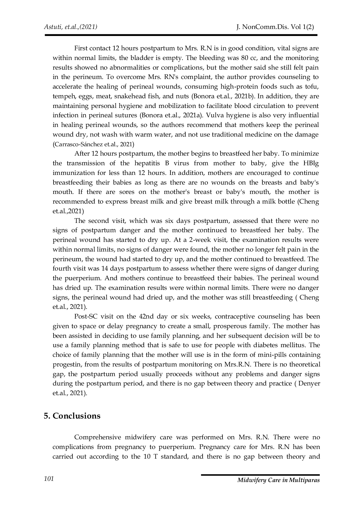 JURIS Midwifery Care in Multiparas with Diabetes Mellitus