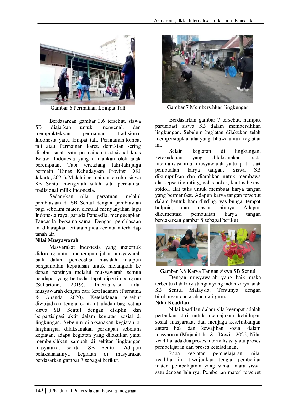 JURIS Internalisasi nilai nilai Pancasila di Sanggar Belajar Sentul Malaysia