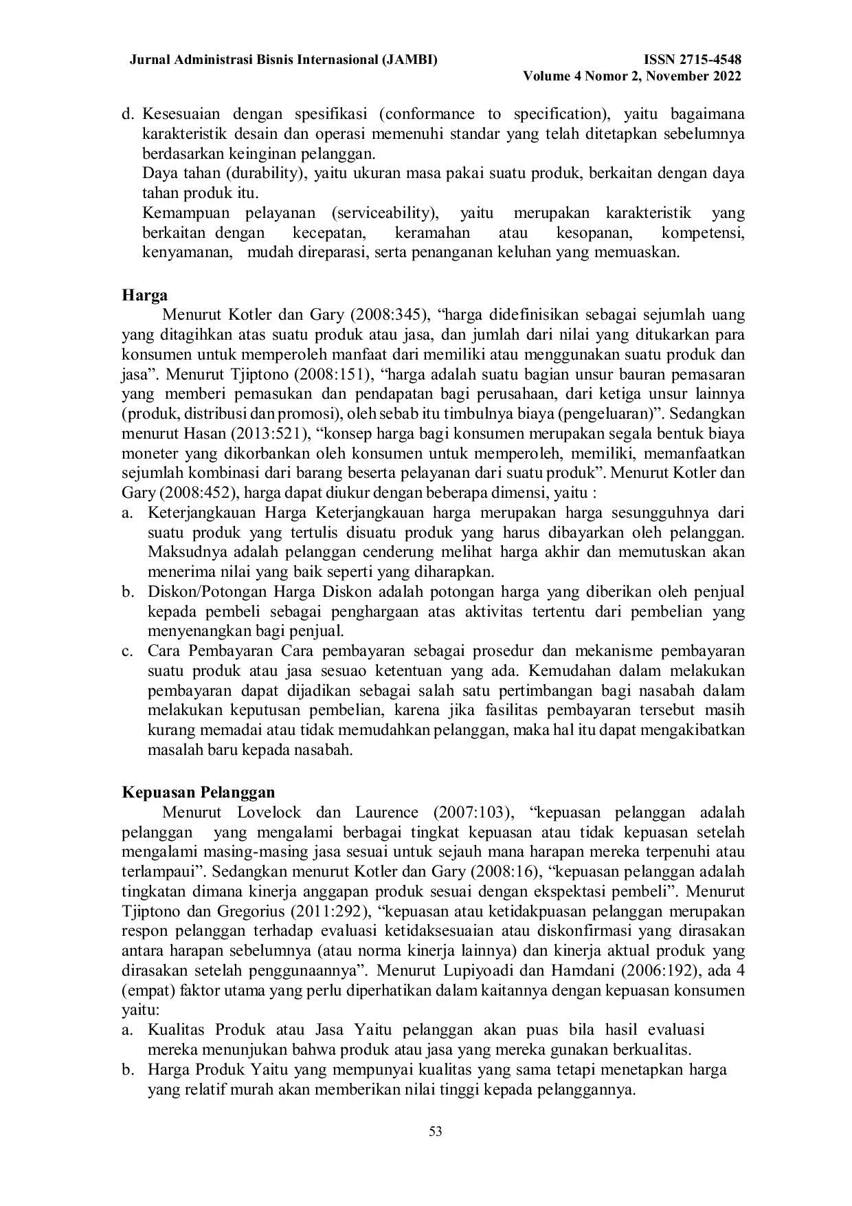 JURIS Pengaruh Kualitas Produk Dan Harga Terhadap Kepuasan Pelanggan Mixue