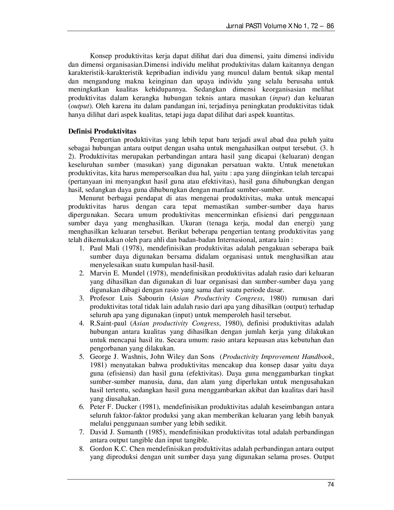 JURIS Perbaikan Sistem Kerja Di Bagian Packing Freso Cup Pt Sinar Sosro Kpb Cibitung Dalam Upaya Peningkatan Produktivitas Dan Minimasi Pemborosan Waste