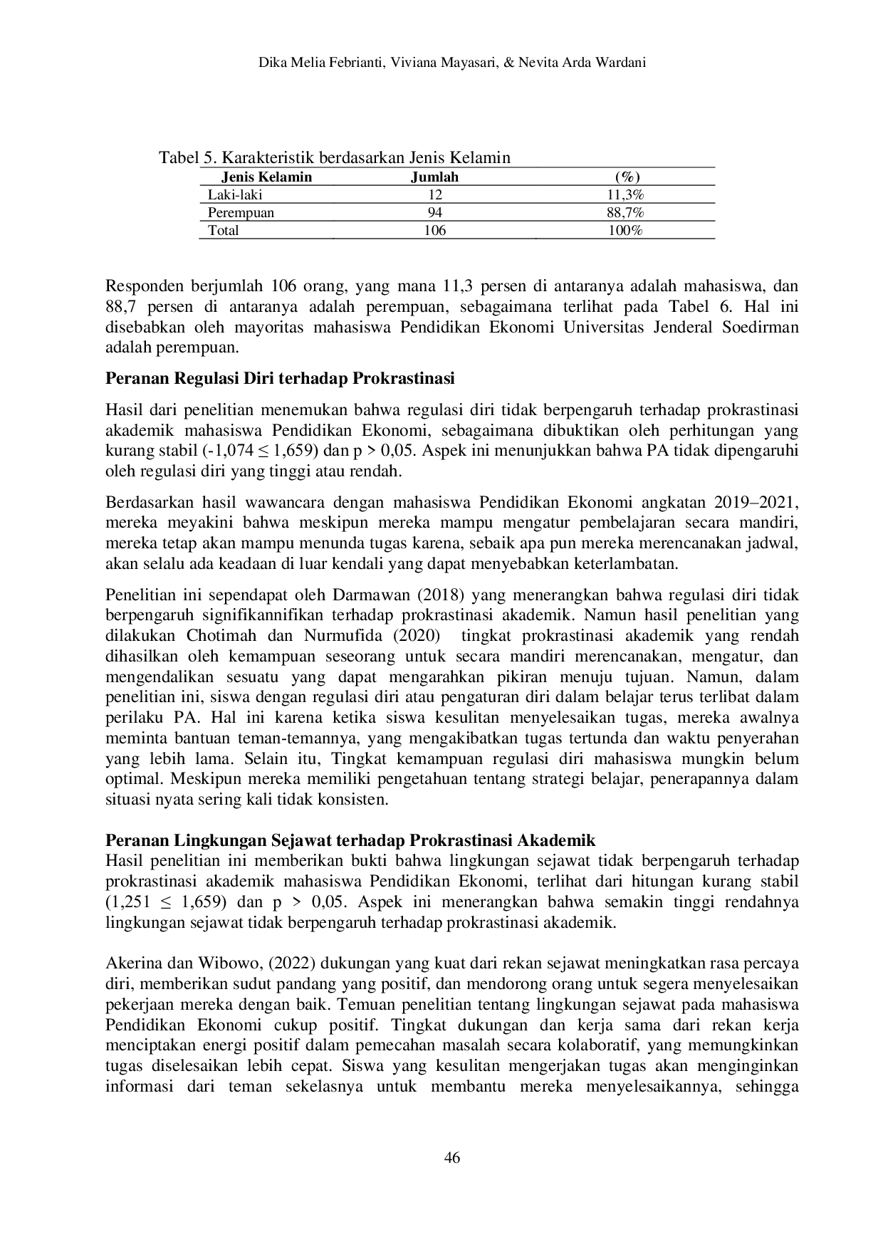 JURIS Regulasi Diri Lingkungan Sejawat Dan Task Aversiveness Terhadap Prokrastinasi Akademik