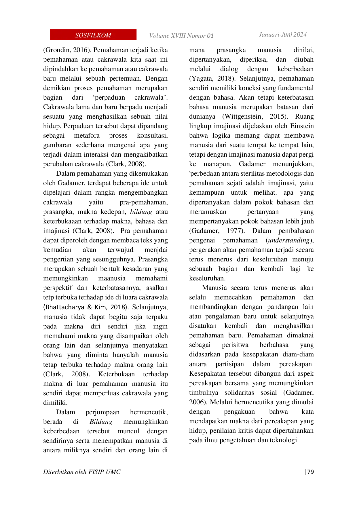 JURIS Hermeneutika Makna Dan Komunikasi Dalam Perspektif Hans Georg Gadamer