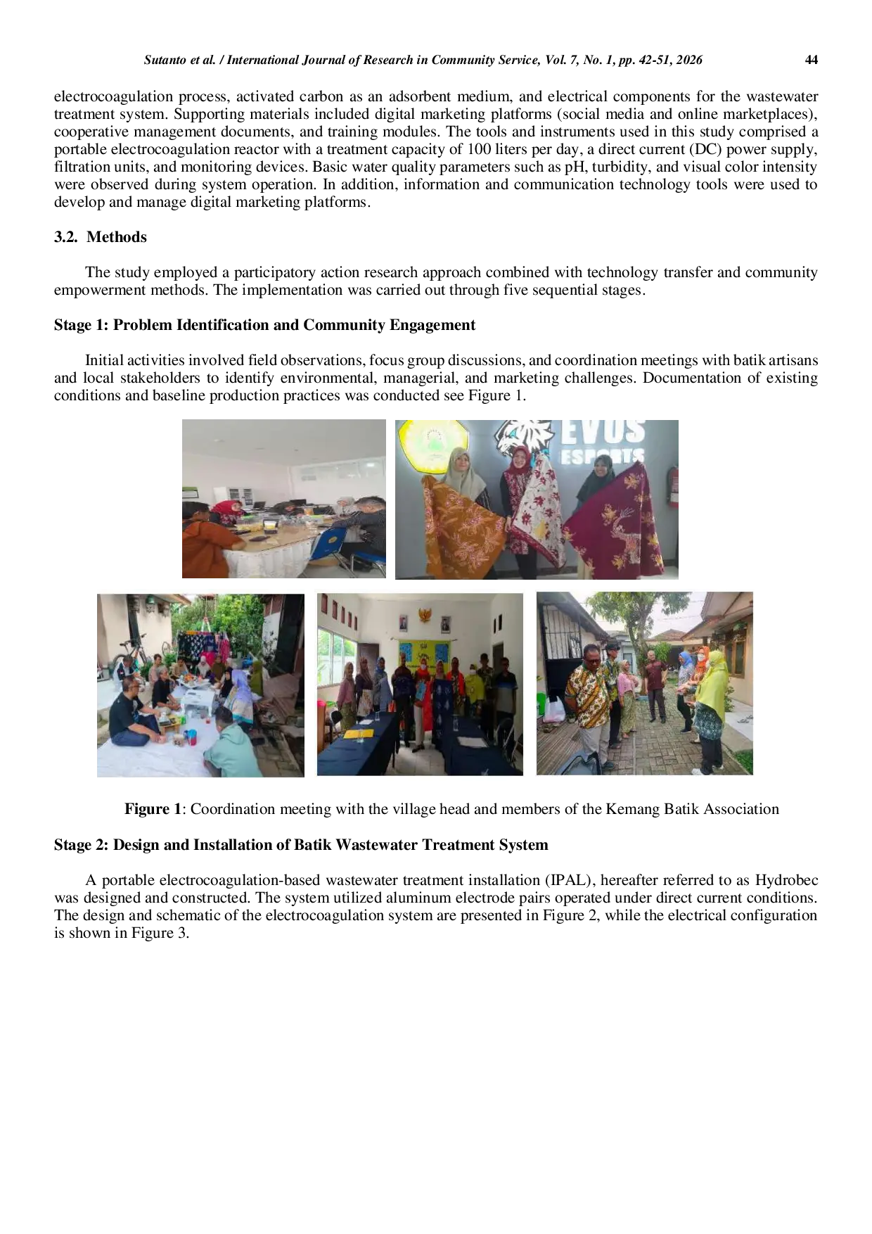 JURIS Empowering The Kemang Bogor Batik Association Through A Batik Waste Processing Installation Cooperatives And Digital Marketing