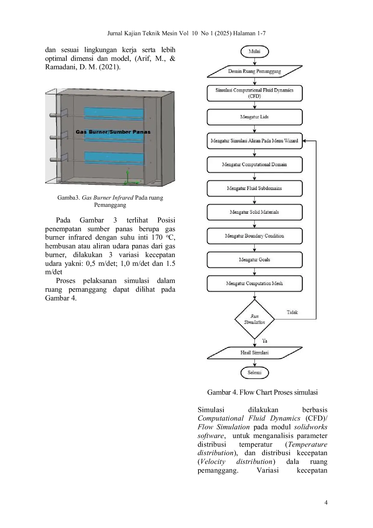 JURIS Perancangan dan Simulasi Distribusi Temperatur dan Kecepatan Udara pada Mesin Pemanggang Ayam