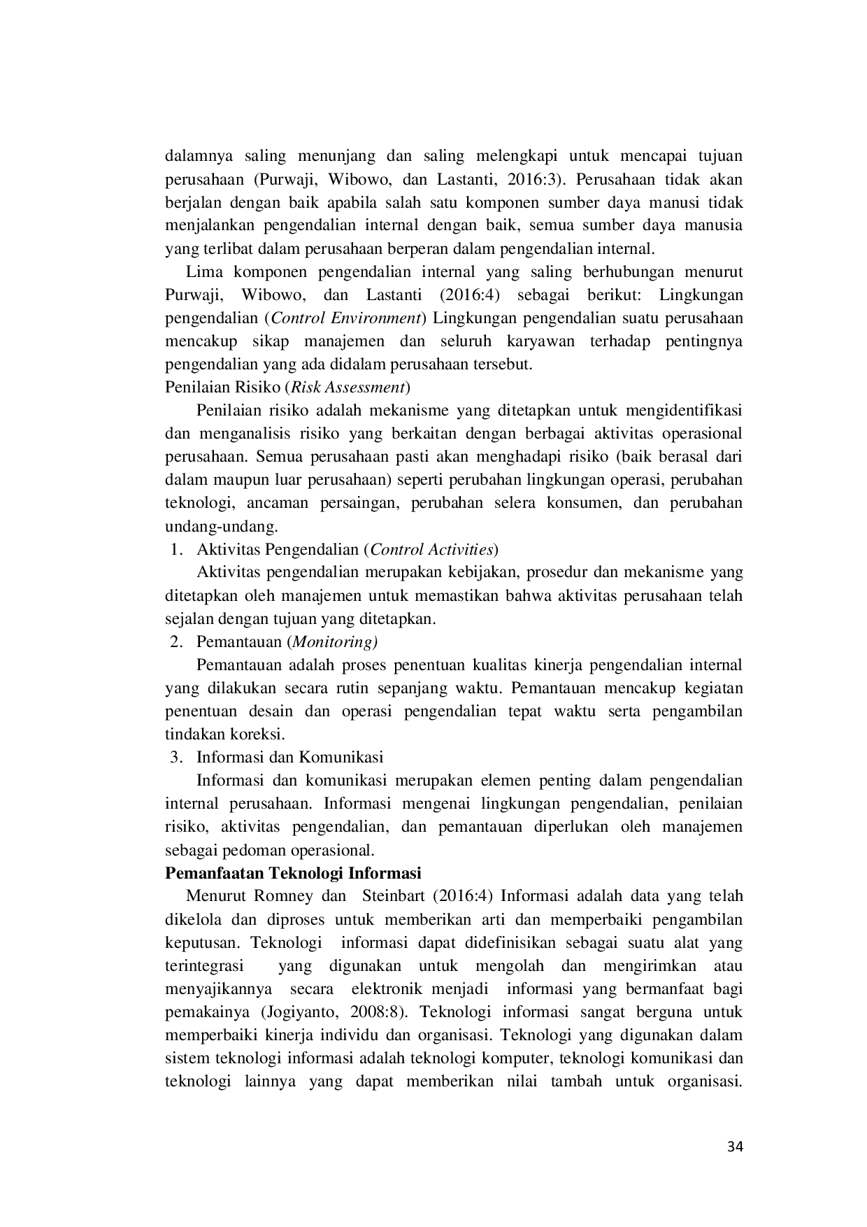 JURIS Pengaruh Pengendalian Internal dan Pemanfaatan Teknologi Informasi terhadap Kualitas Laporan Keuangan Studi pada PT PLN Area Bojonegoro