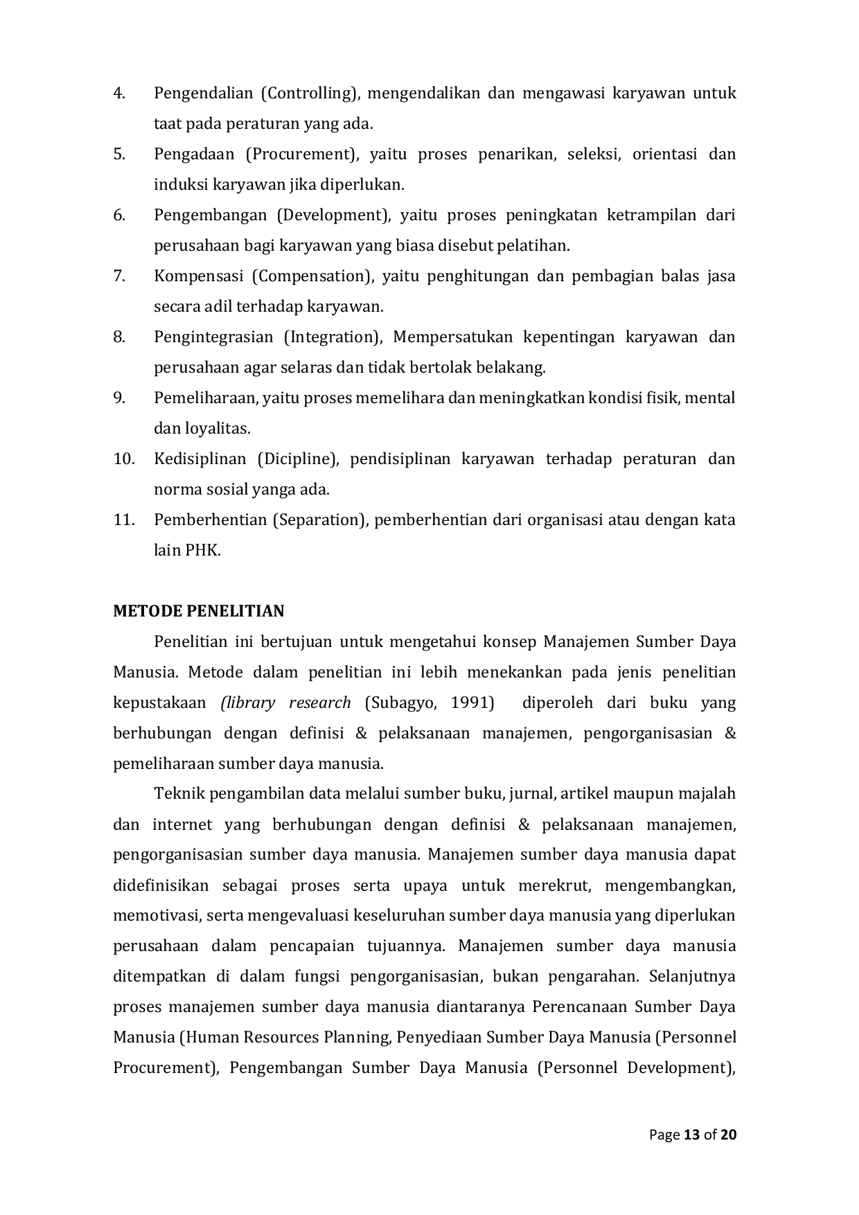 JURIS Manajemen Sumber Daya Manusia