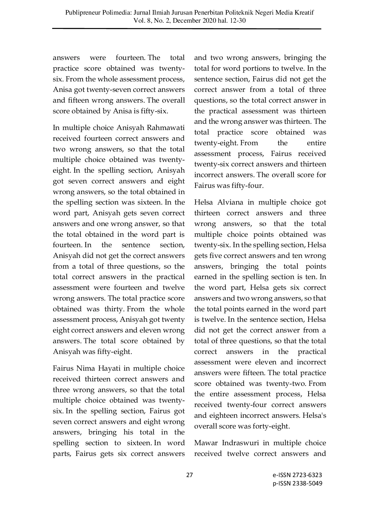 JURIS Skill Editing Examination Students Of Publishing Studies State Polytechnics Of Creative Media