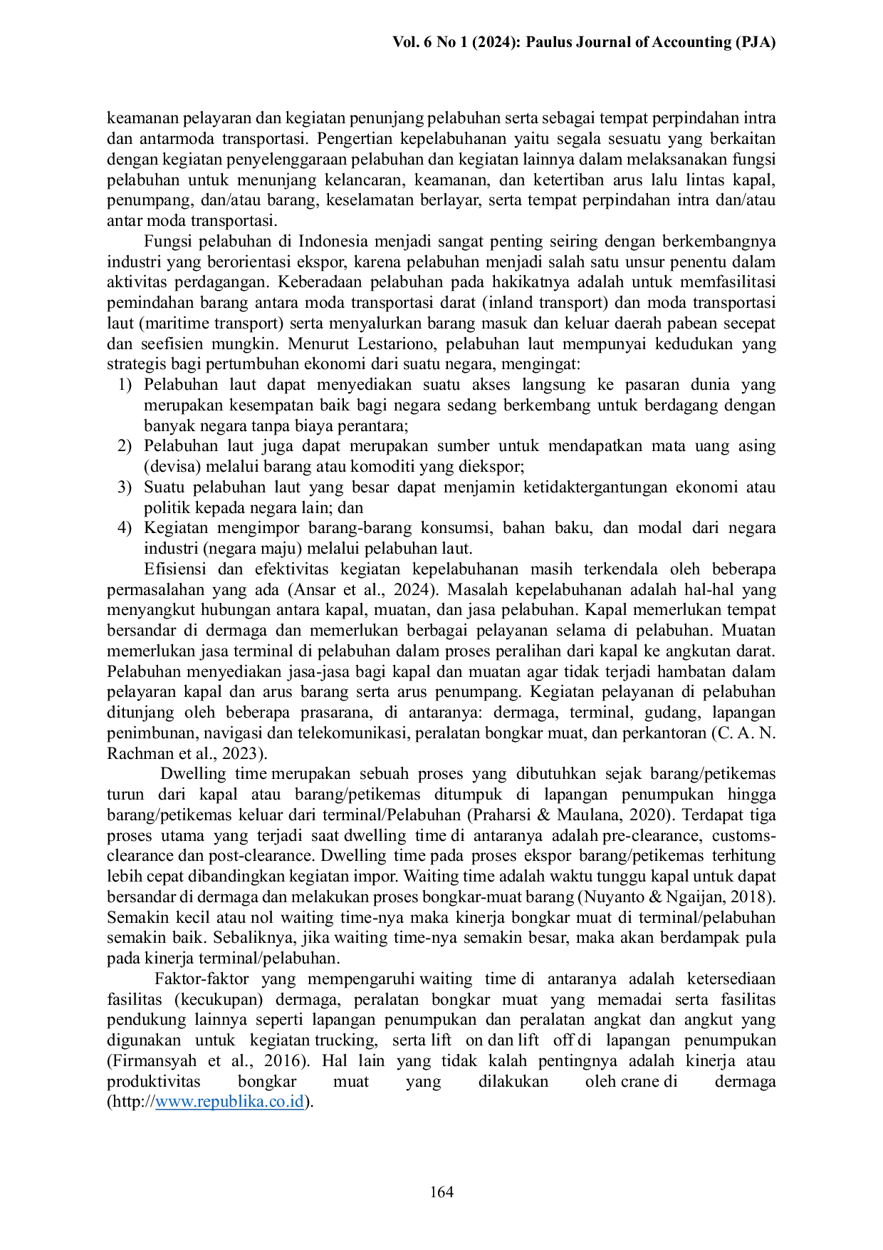 JURIS Formulasi Strategi Bersaing Terminal Peti Kemas Pada Makassar New Port