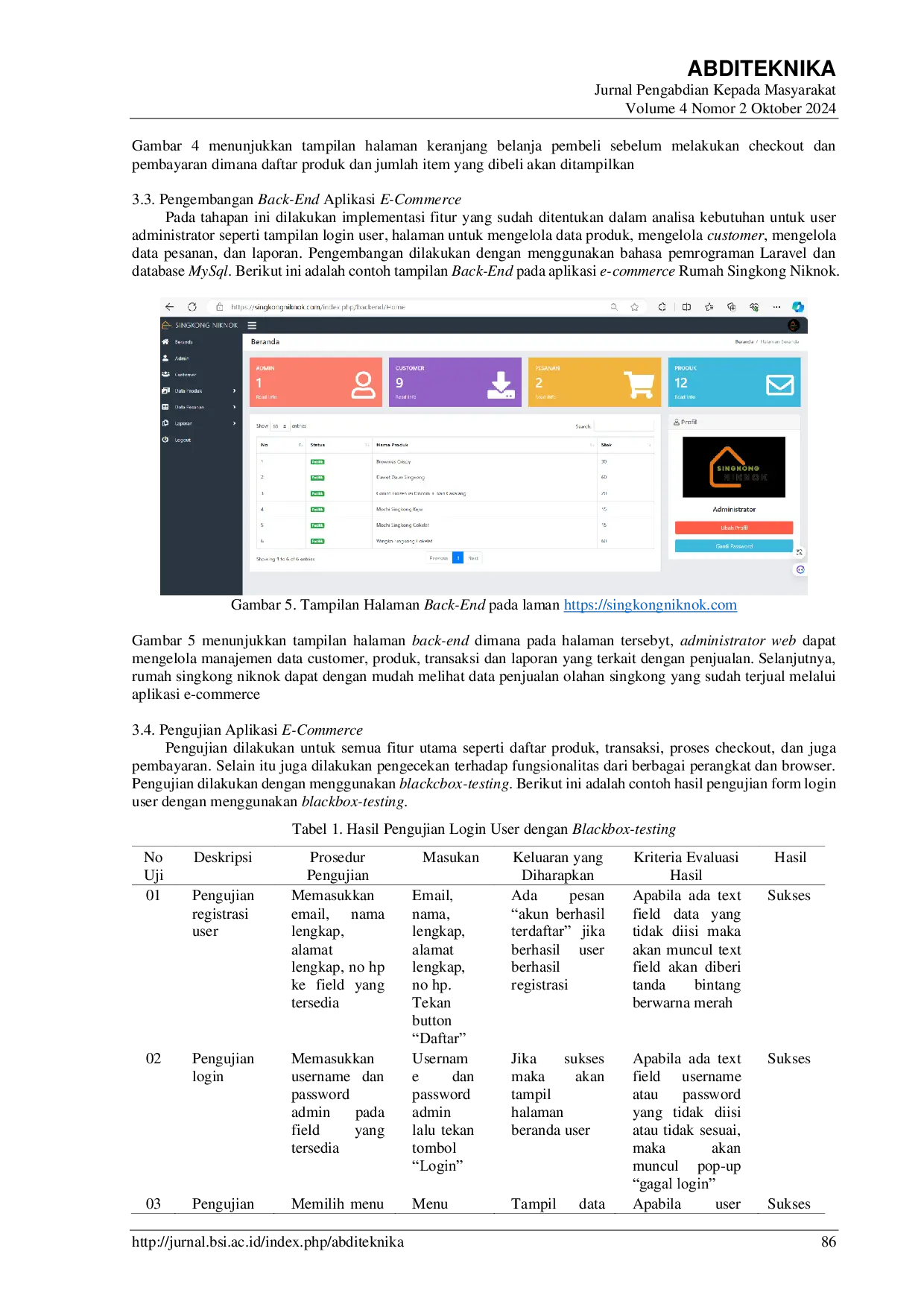 JURIS Digitalisasi Pemasaran Produk Olahan Singkong Sebagai Upaya Peningkatan Penjualan Pada Rumah Singkong Niknok Depok