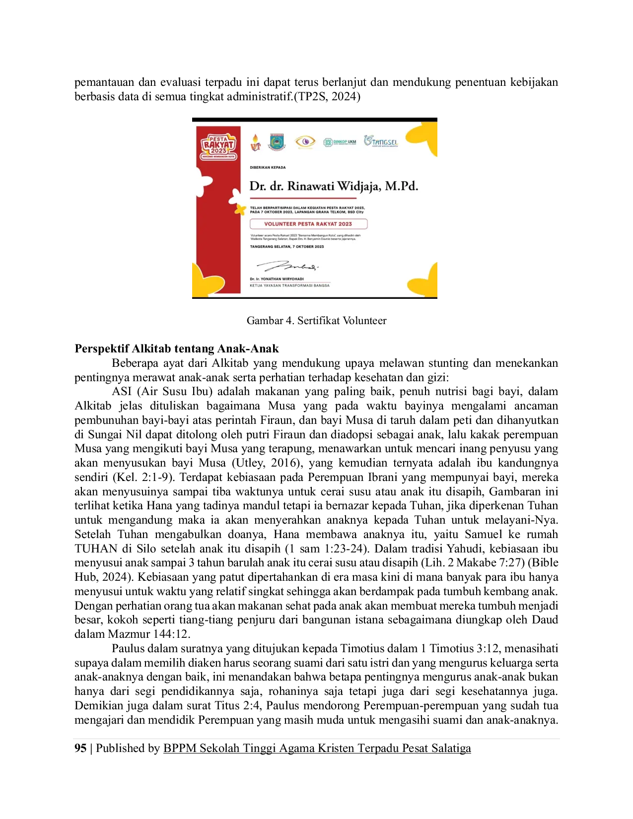 JURIS Edukasi Dan Pemeriksaan Gizi Anak Upaya Melawan Stunting Di Indonesia