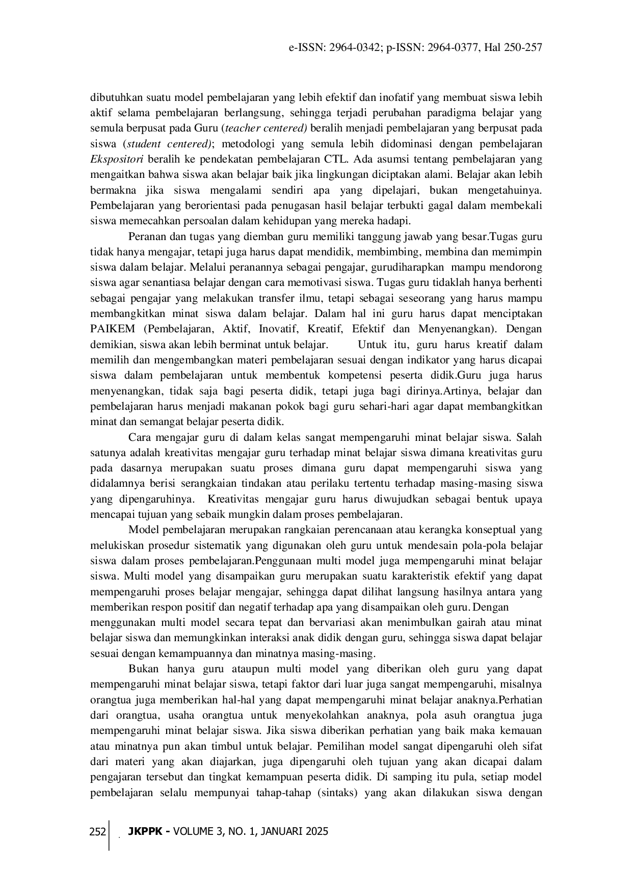 JURIS Pengaruh Model Pembelajaran Time Token Dan Talking Stick Terhadap Peningkatan Minat Dan Hasil Belajar Siswa Kelas V IPS SDN 106827 Desa Durian