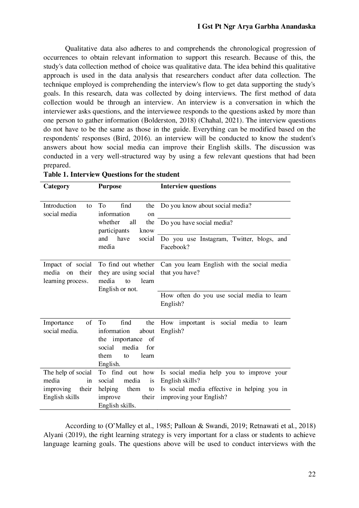 JURIS The Help of Social Media In Improving The English Skills of EFL Students