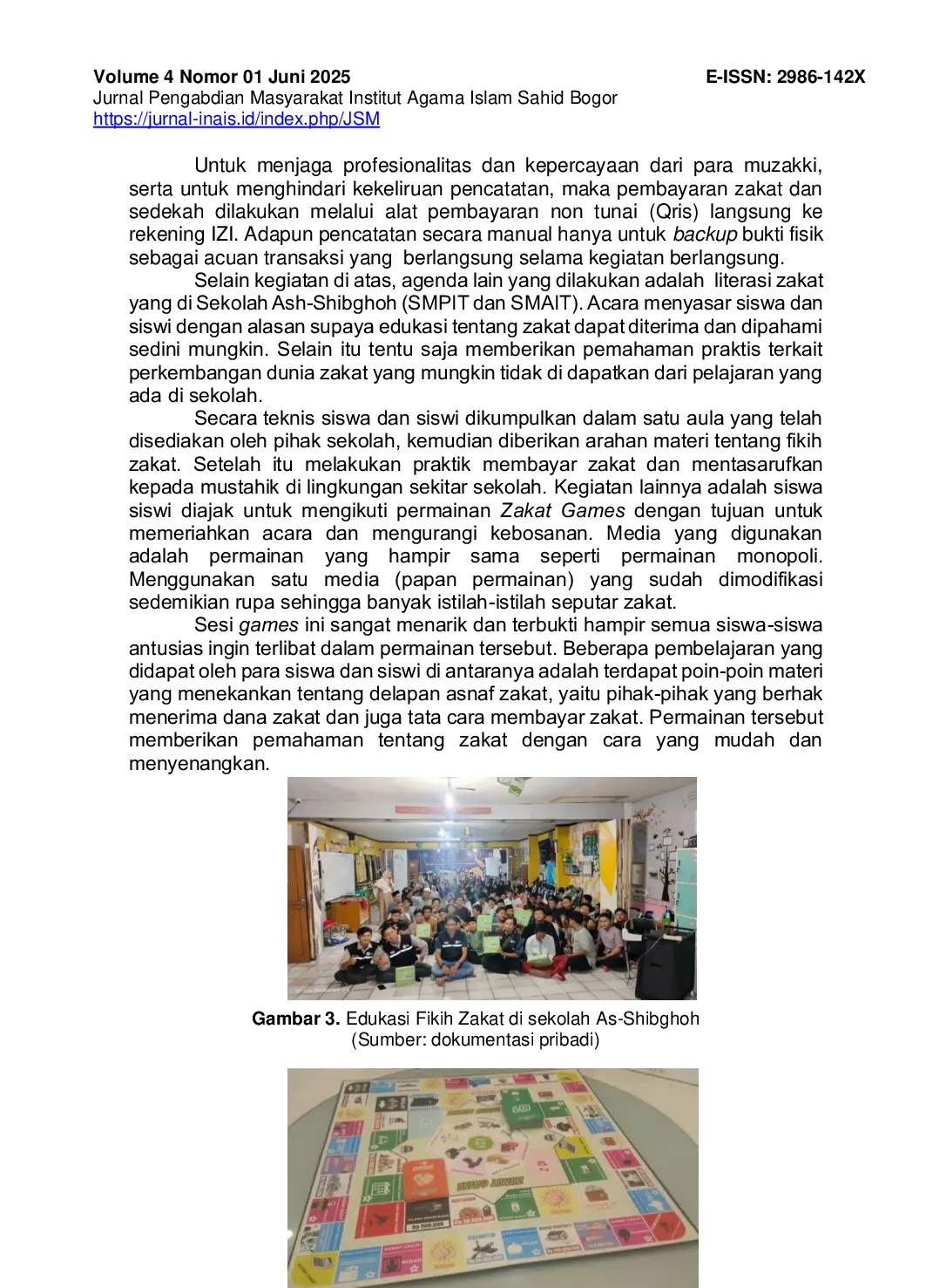 JURIS Peningkatan Literasi dan Inklusi Zakat Melalui Program Zakat Goes to School
