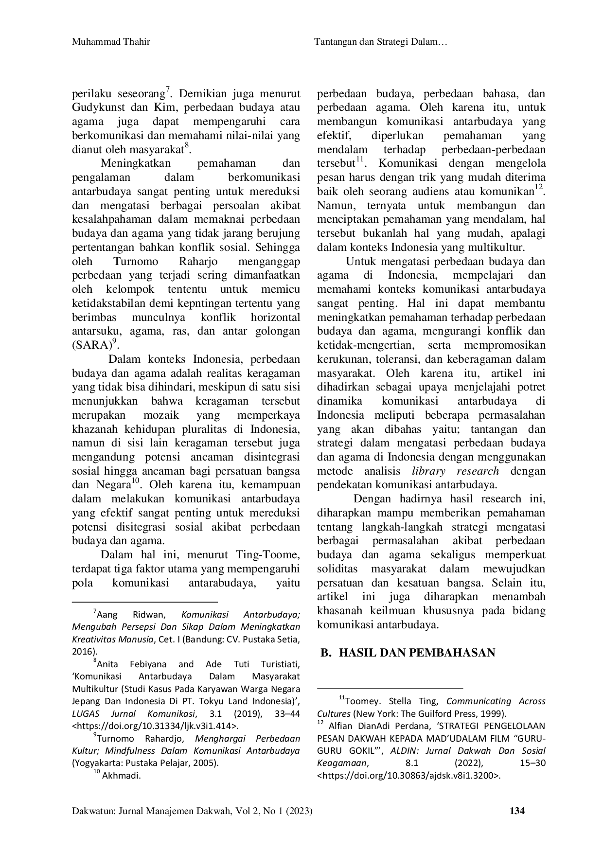 JURIS Tantangan dan Strategi dalam Mengatasi Perbedaan Budaya dan Agama di Indonesia