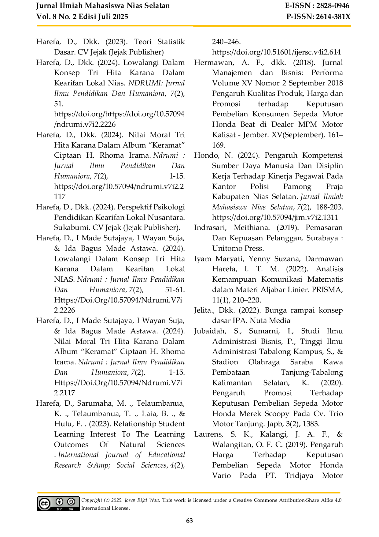 JURIS PENGARUH HARGA DAN PROMOSI TERHADAP KEPUTUSAN PEMBELIAN SEPEDA MOTOR BEAT OLEH KONSUMEN DI PT KENCANA MULIA ABADI TELUKDALAM