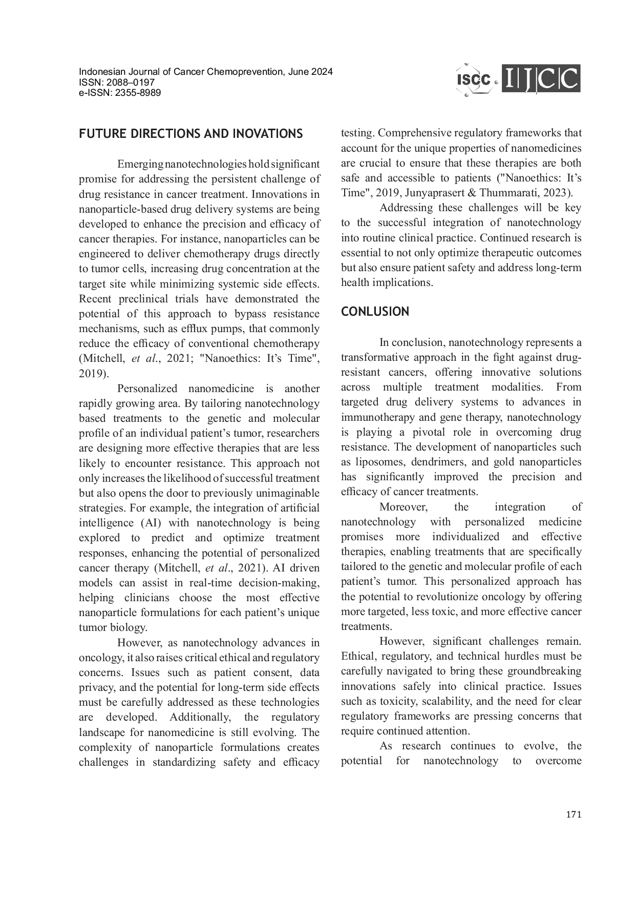 JURIS Nanotechnology in Cancer Treatment Innovative Approaches to Overcoming Drug Resistance in Tumors