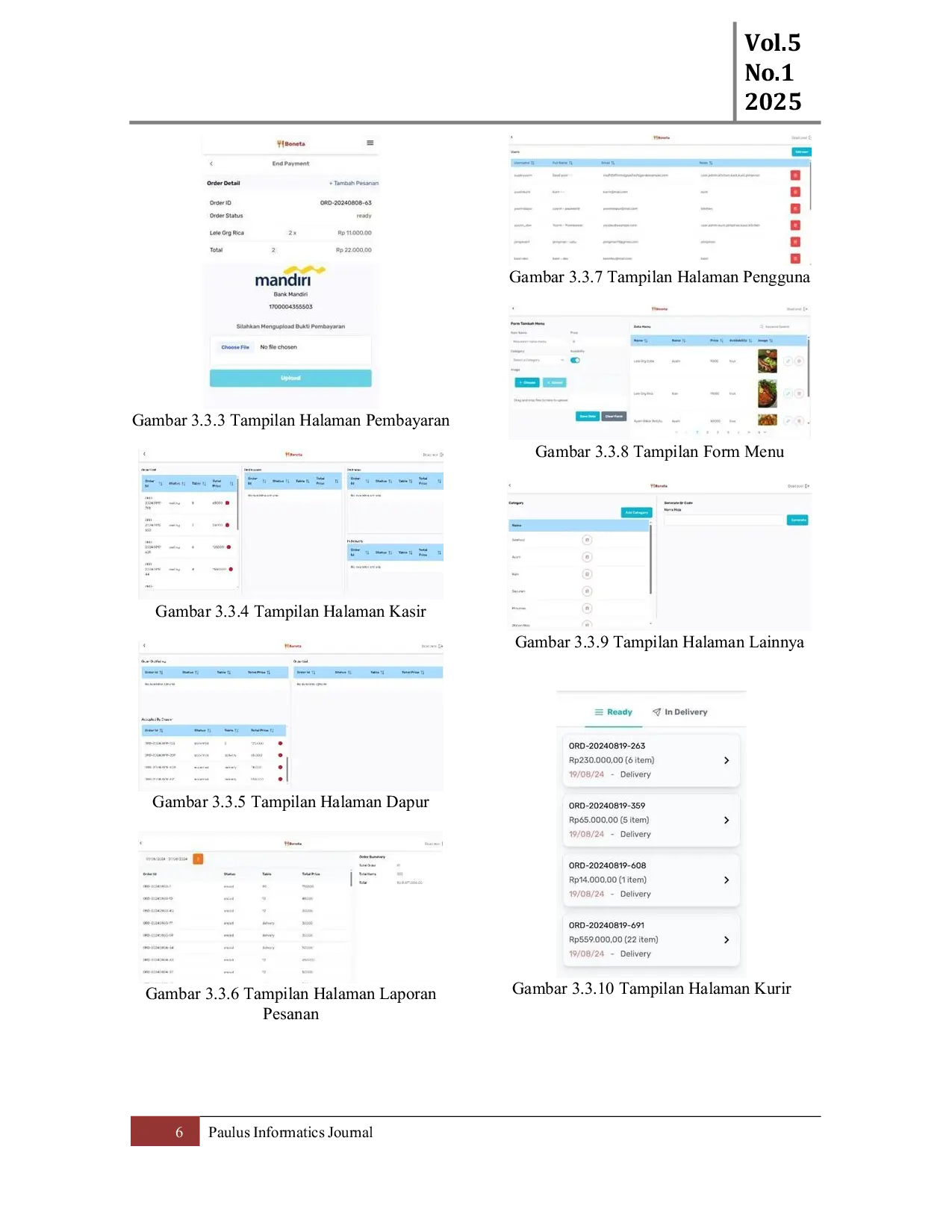 JURIS Rancang Bangun Digital QR Menu Berbasis Teknologi MERN Stack Pada Restoran Boneta