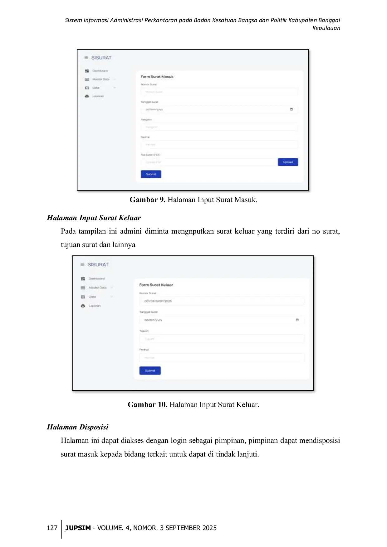 JURIS Sistem Informasi Administrasi Perkantoran pada Badan Kesatuan Bangsa dan Politik Kabupaten Banggai Kepulauan