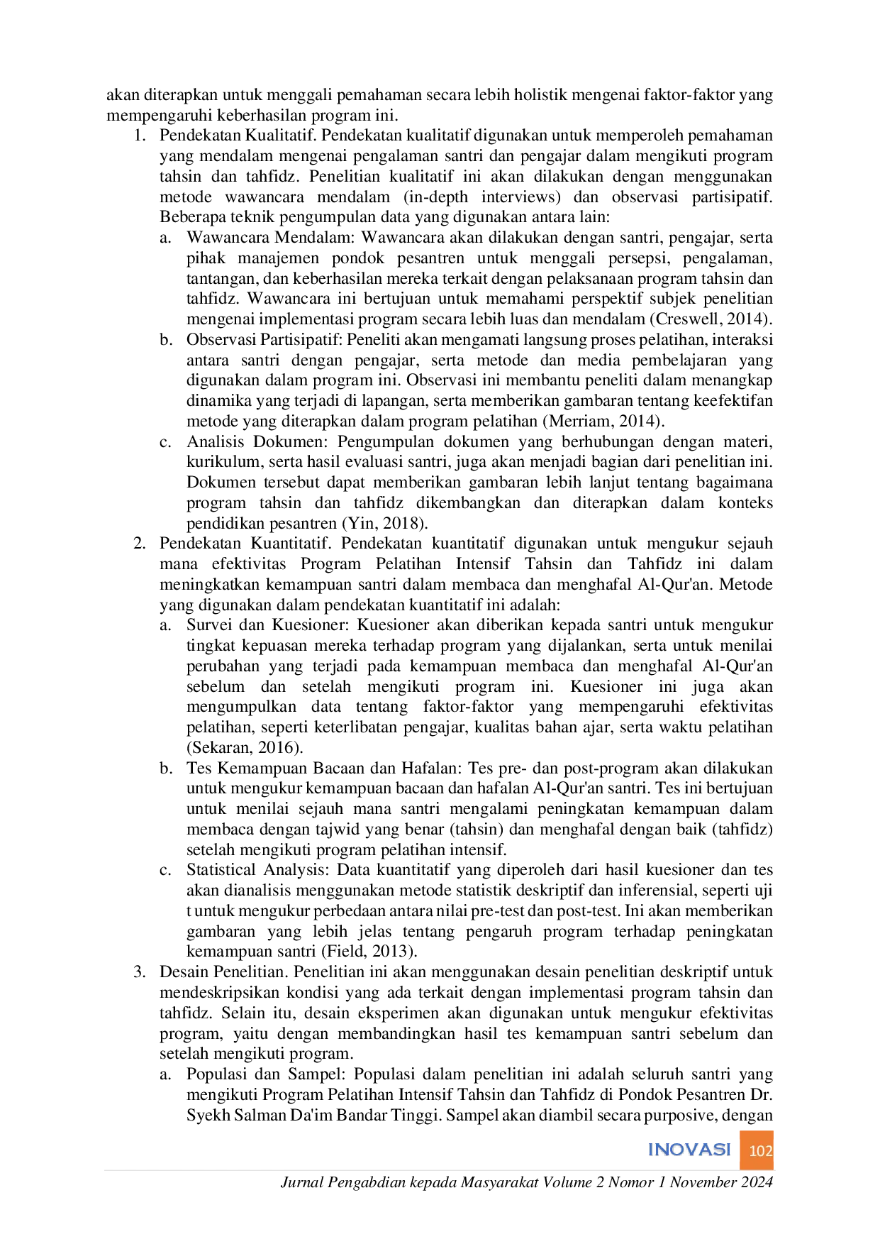 JURIS Program Pelatihan Intensif Tahsin dan Tahfidz untuk Santri Pondok Pesantren Dr Syekh Salman Da im Bandar Tinggi